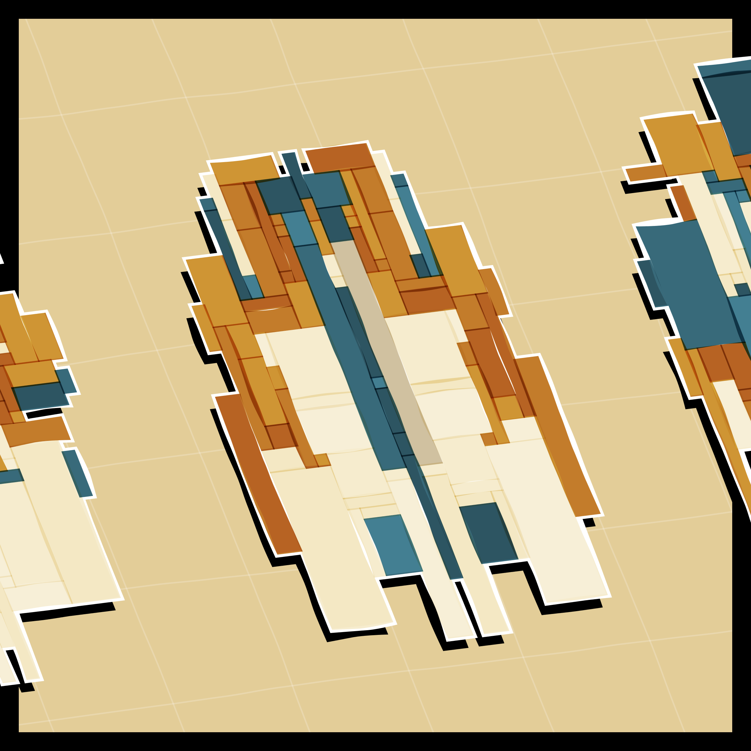 Art Blocks - Art Blocks v2 - Paper Armada #2155 - NFT # 37002155