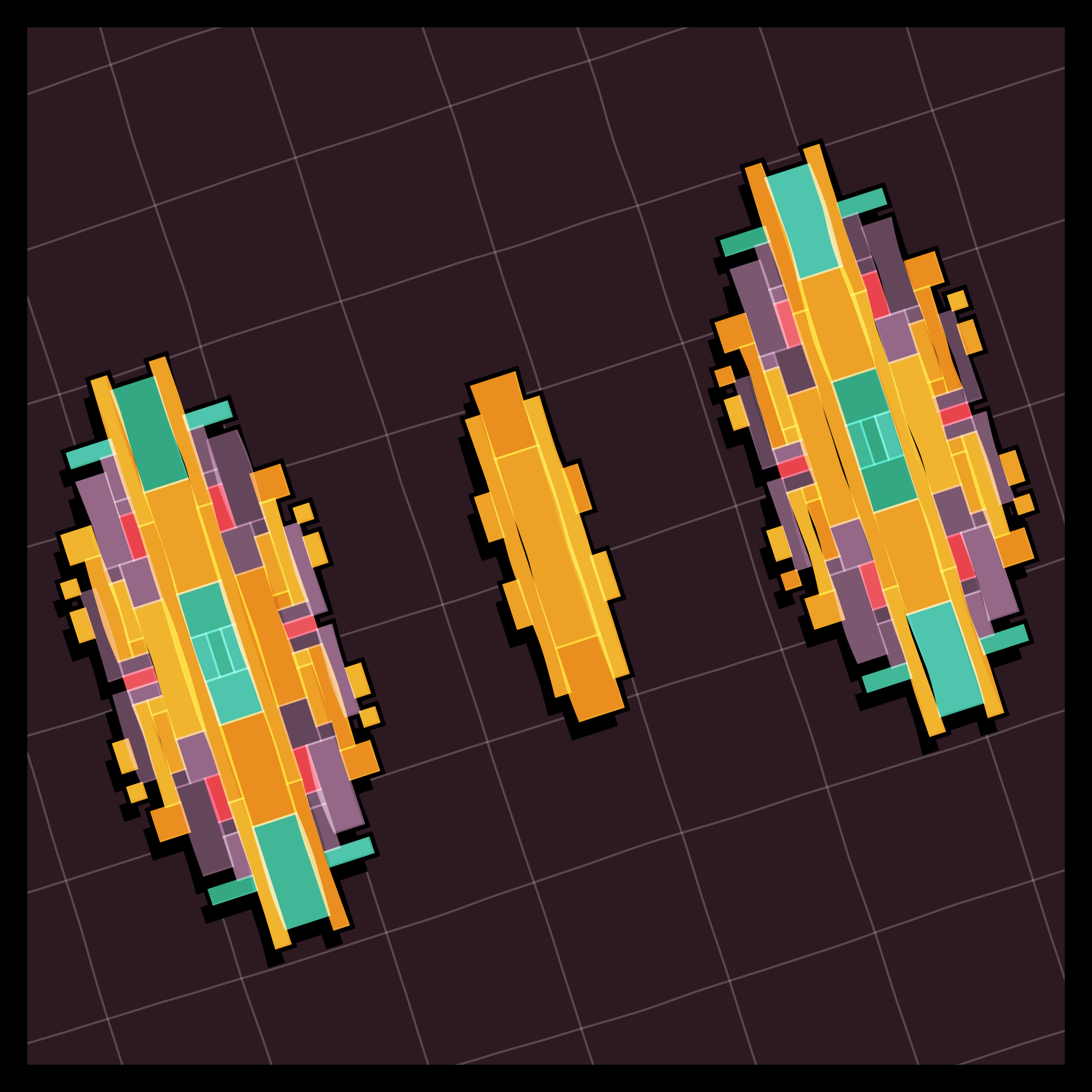 Art Blocks - Art Blocks v2 - Paper Armada #2158 - NFT # 37002158