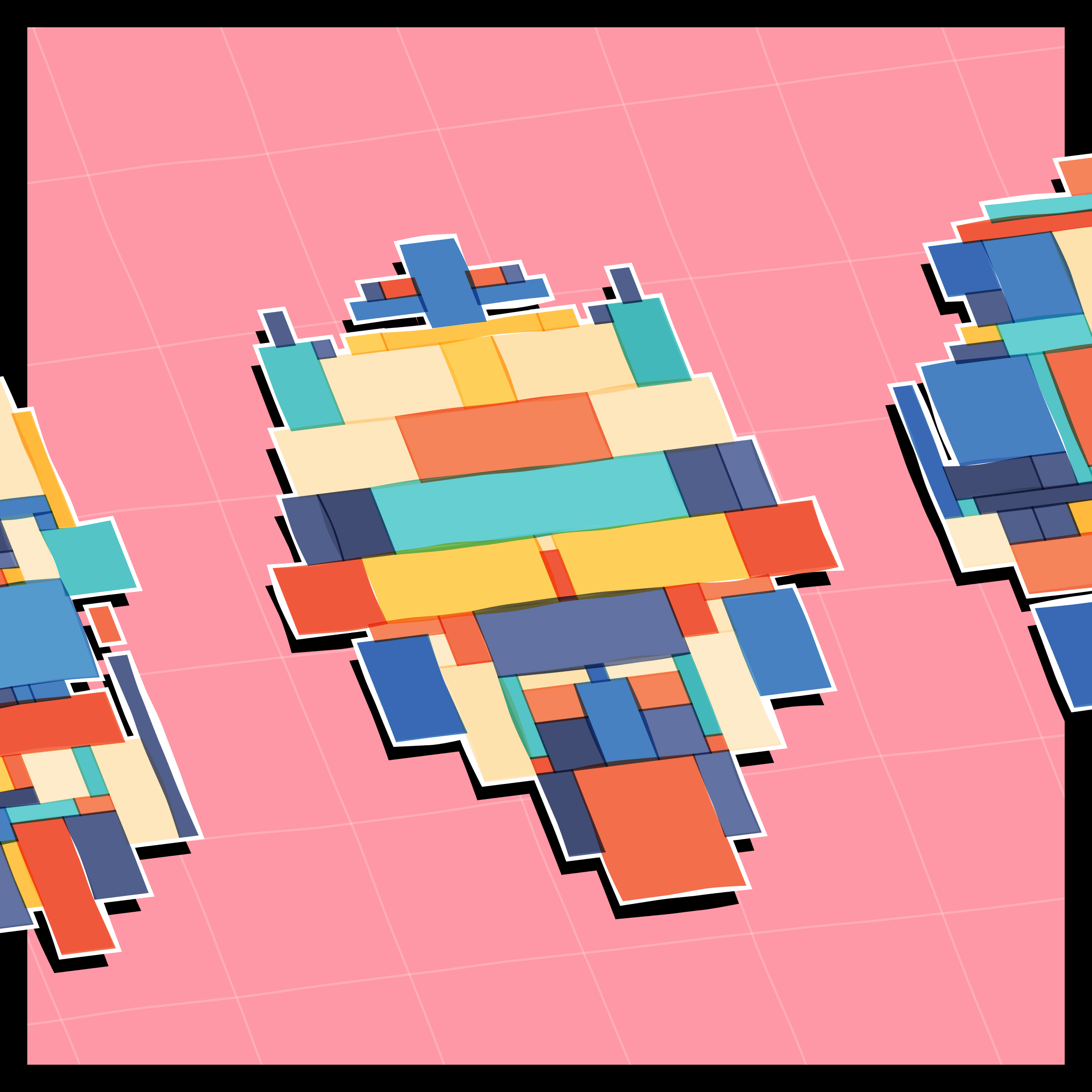 Art Blocks - Art Blocks v2 - Paper Armada #2168 - NFT # 37002168