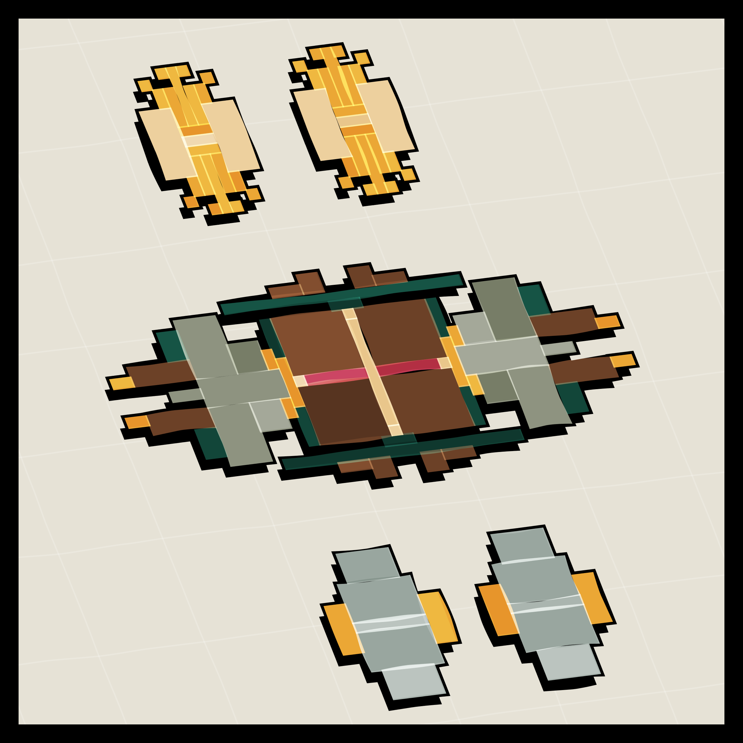 Art Blocks - Art Blocks v2 - Paper Armada #2169 - NFT # 37002169