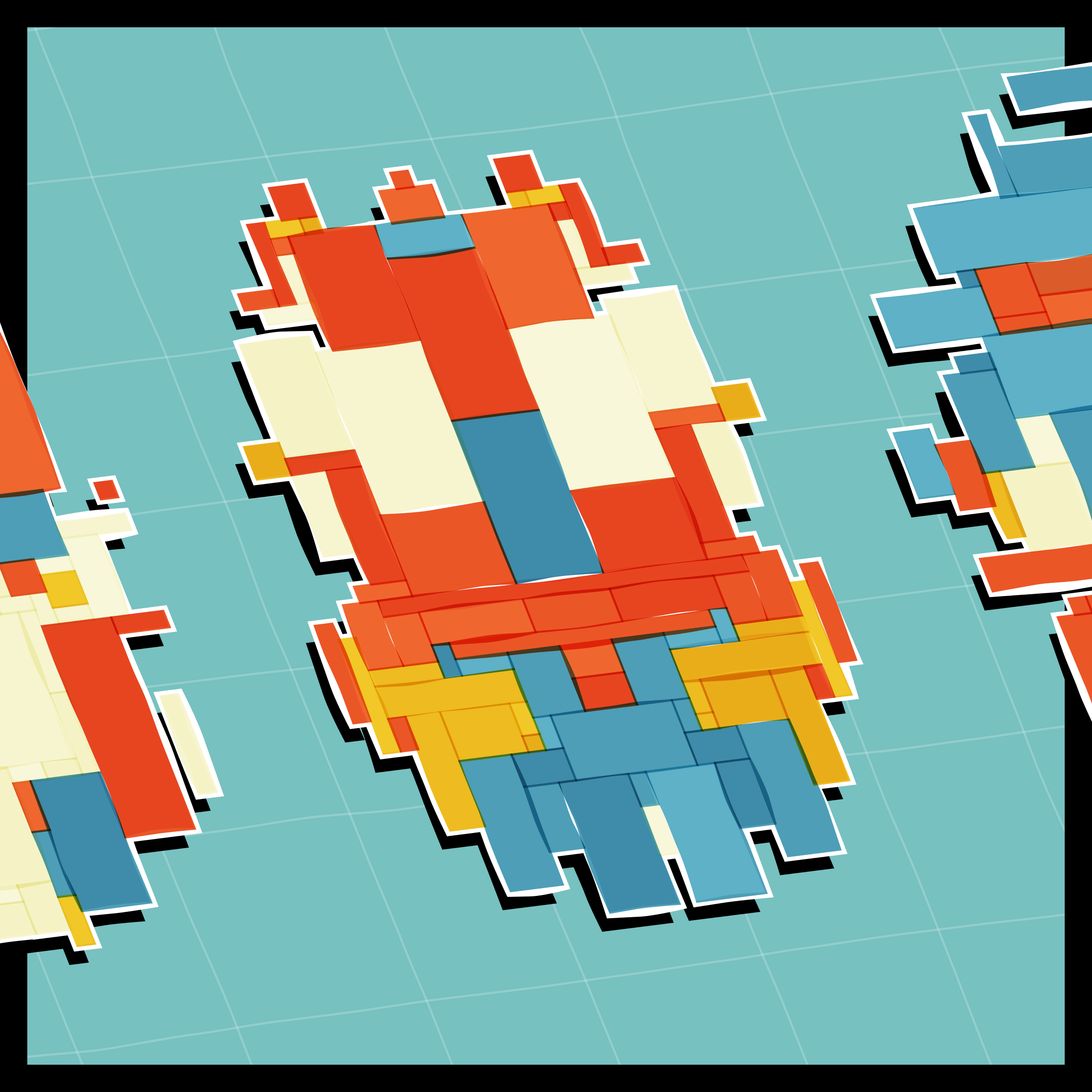 Art Blocks - Art Blocks v2 - Paper Armada #2187 - NFT # 37002187