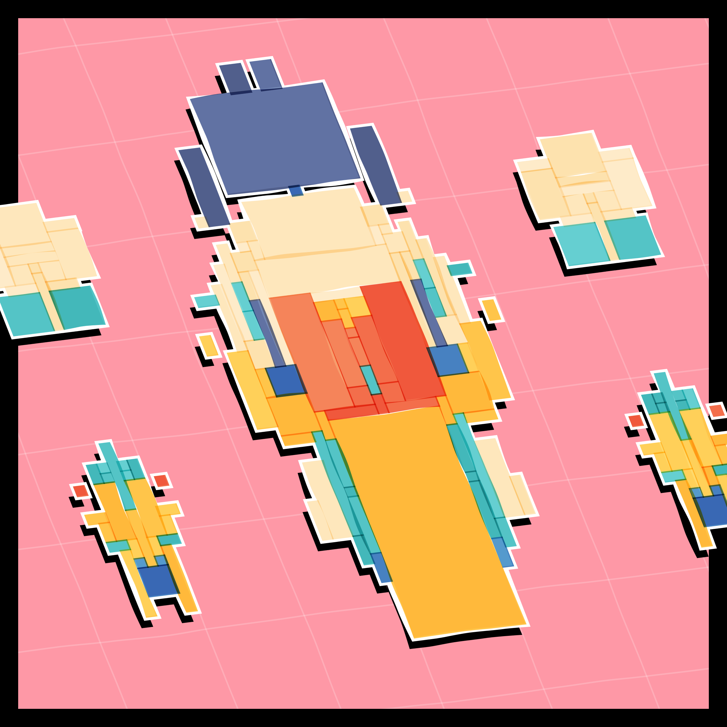 Art Blocks - Art Blocks v2 - Paper Armada #2200 - NFT # 37002200