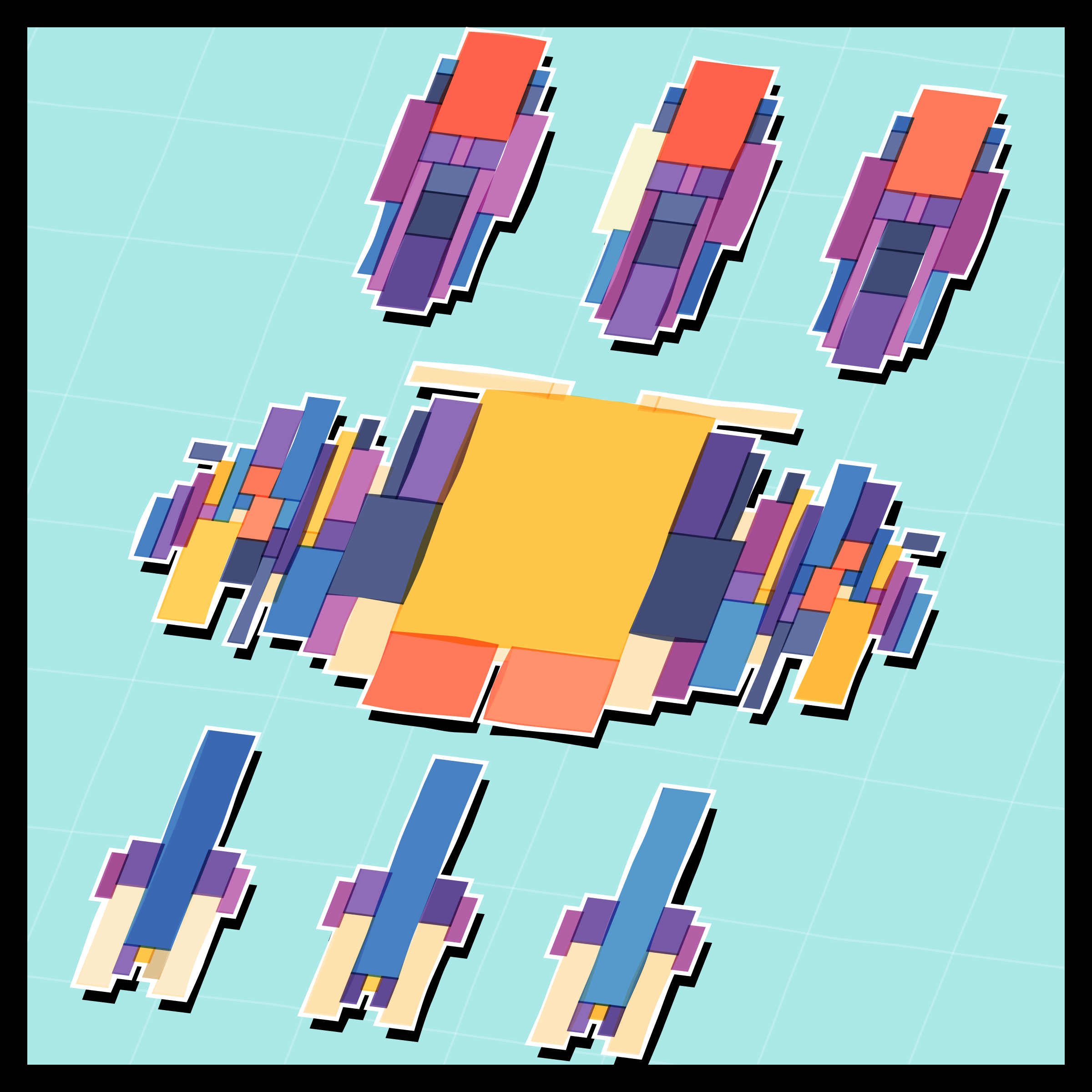 Art Blocks - Art Blocks v2 - Paper Armada #2211 - NFT # 37002211