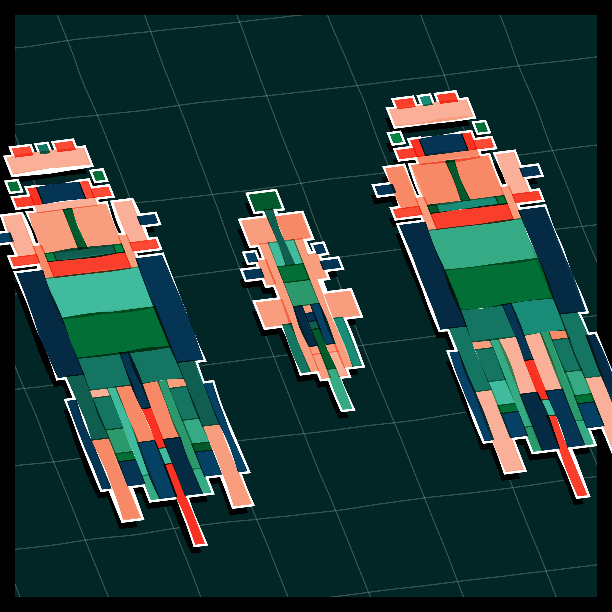 Art Blocks - Art Blocks v2 - Paper Armada #2217 - NFT # 37002217