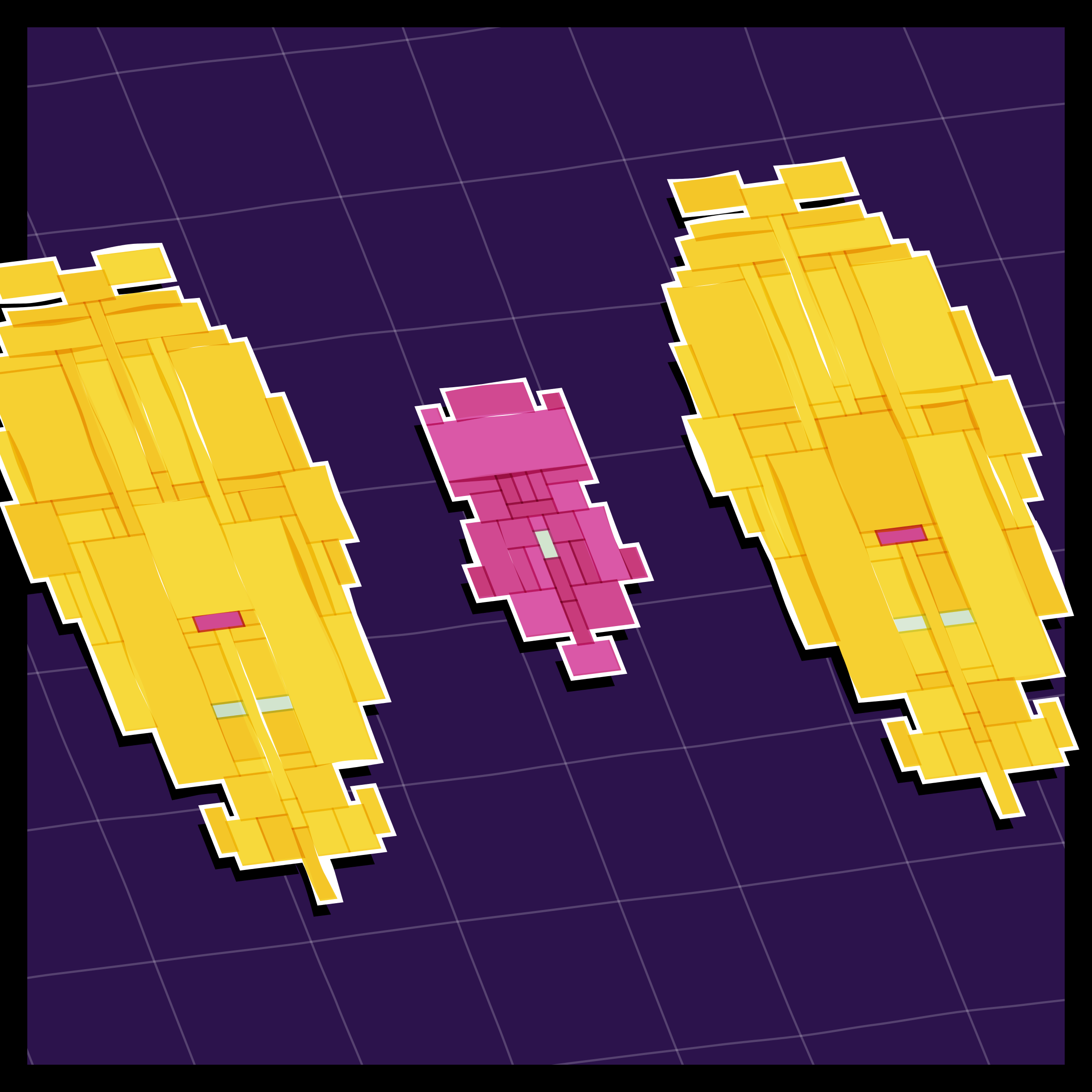 Art Blocks - Art Blocks v2 - Paper Armada #2219 - NFT # 37002219