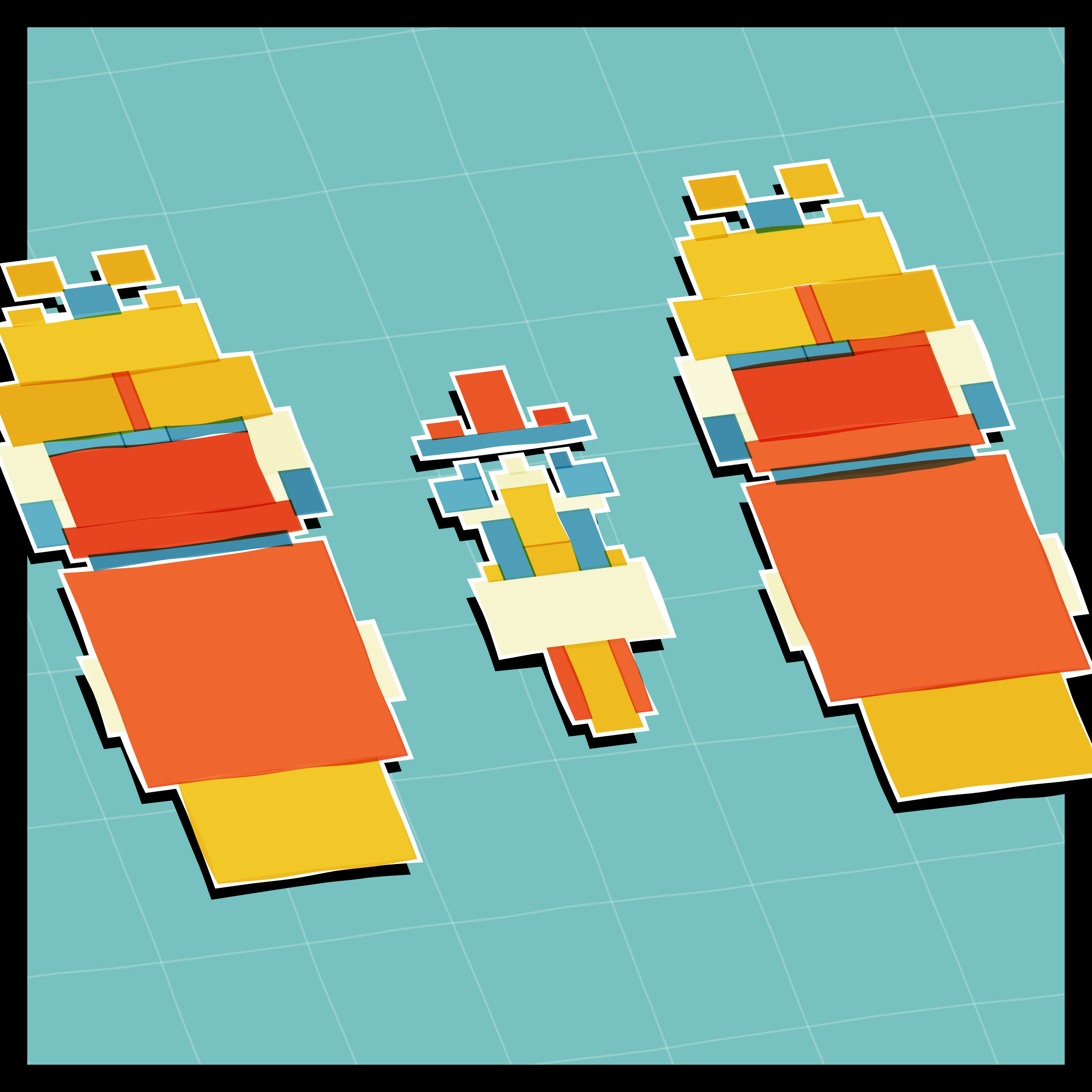 Art Blocks - Art Blocks v2 - Paper Armada #2229 - NFT # 37002229