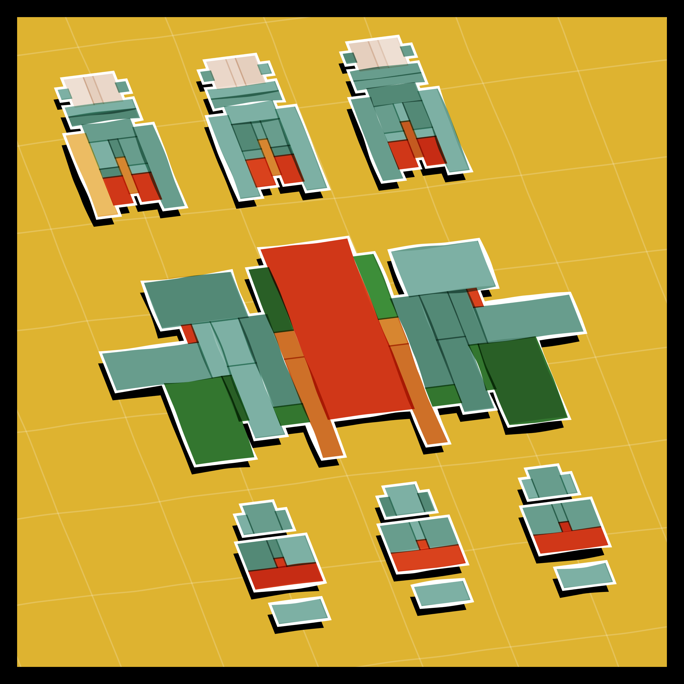 Art Blocks - Art Blocks v2 - Paper Armada #2233 - NFT # 37002233