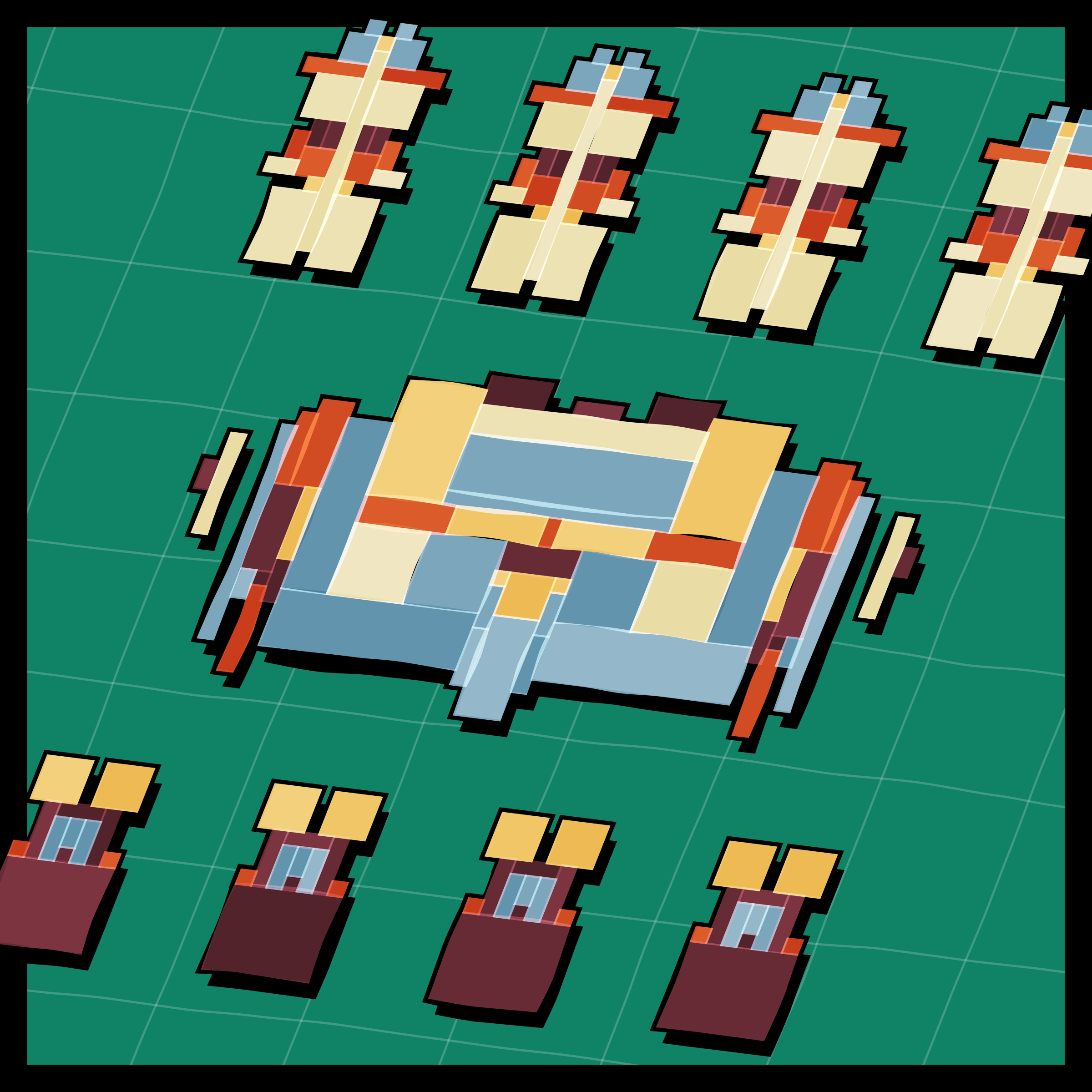 Art Blocks - Art Blocks v2 - Paper Armada #2244 - NFT # 37002244