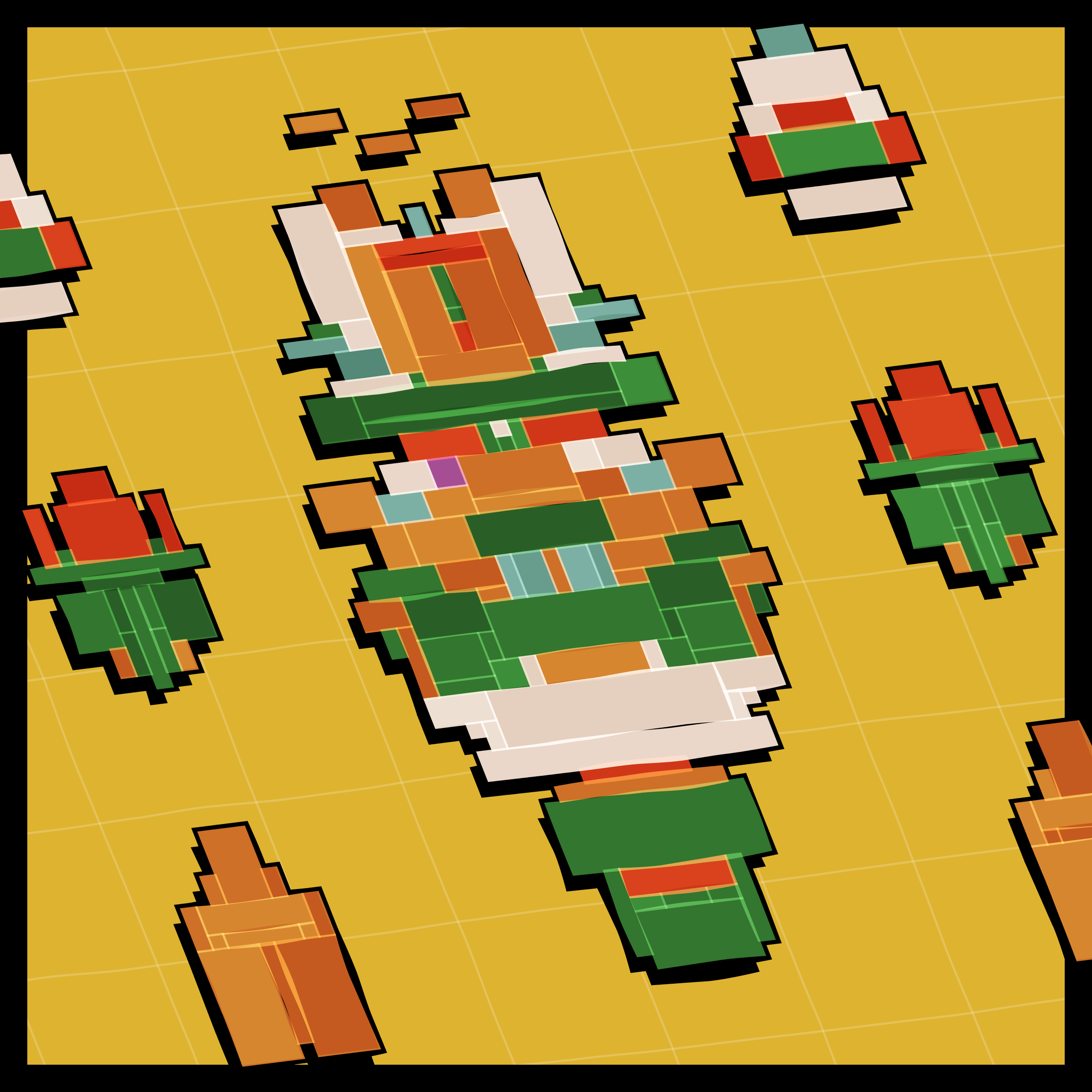 Art Blocks - Art Blocks v2 - Paper Armada #2283 - NFT # 37002283