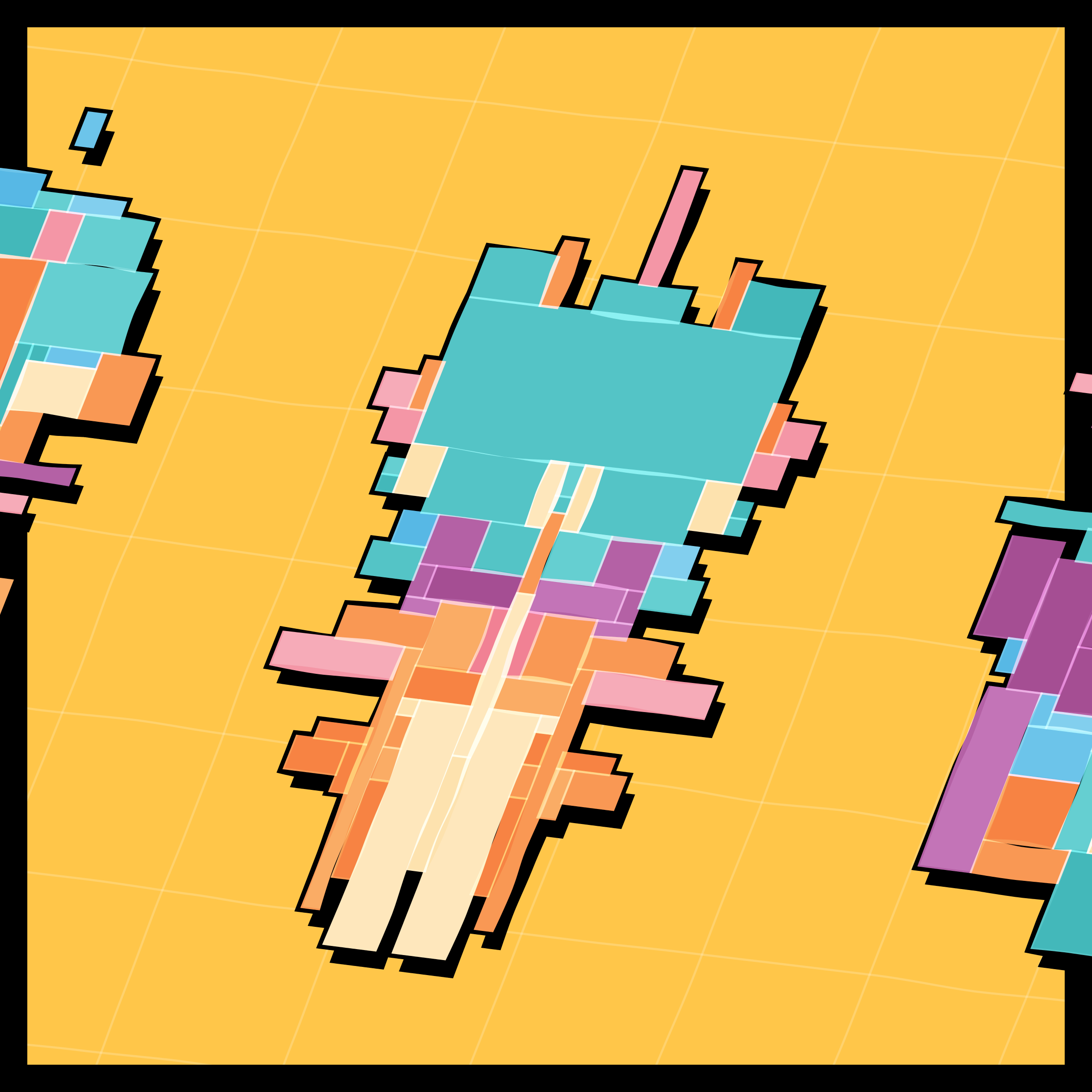 Art Blocks - Art Blocks v2 - Paper Armada #2287 - NFT # 37002287