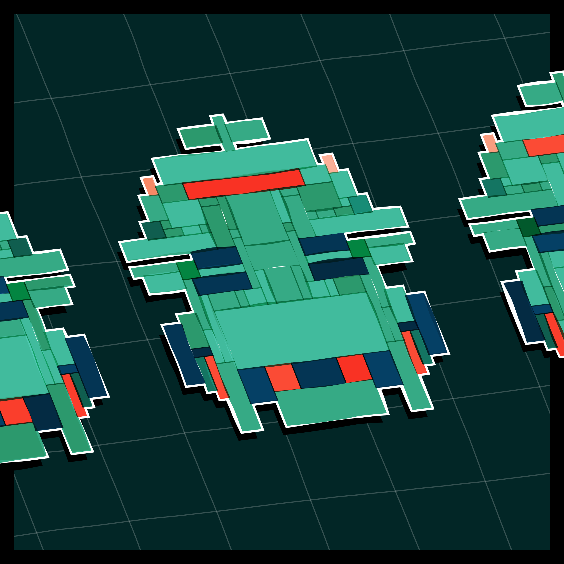 Art Blocks - Art Blocks v2 - Paper Armada #2291 - NFT # 37002291