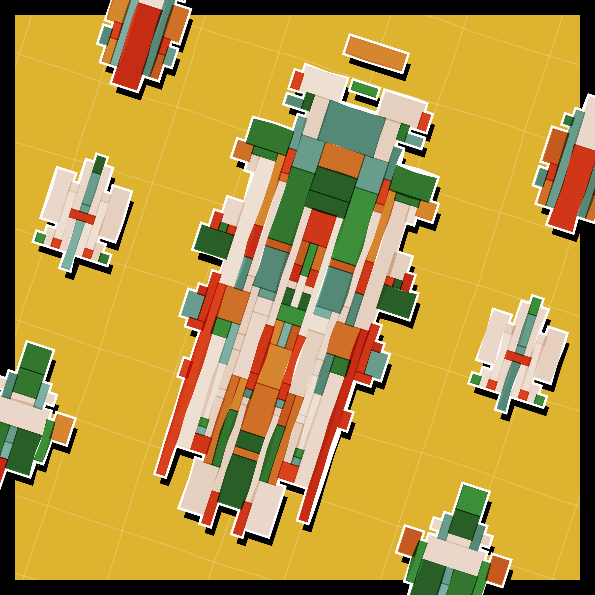 Art Blocks - Art Blocks v2 - Paper Armada #2303 - NFT # 37002303