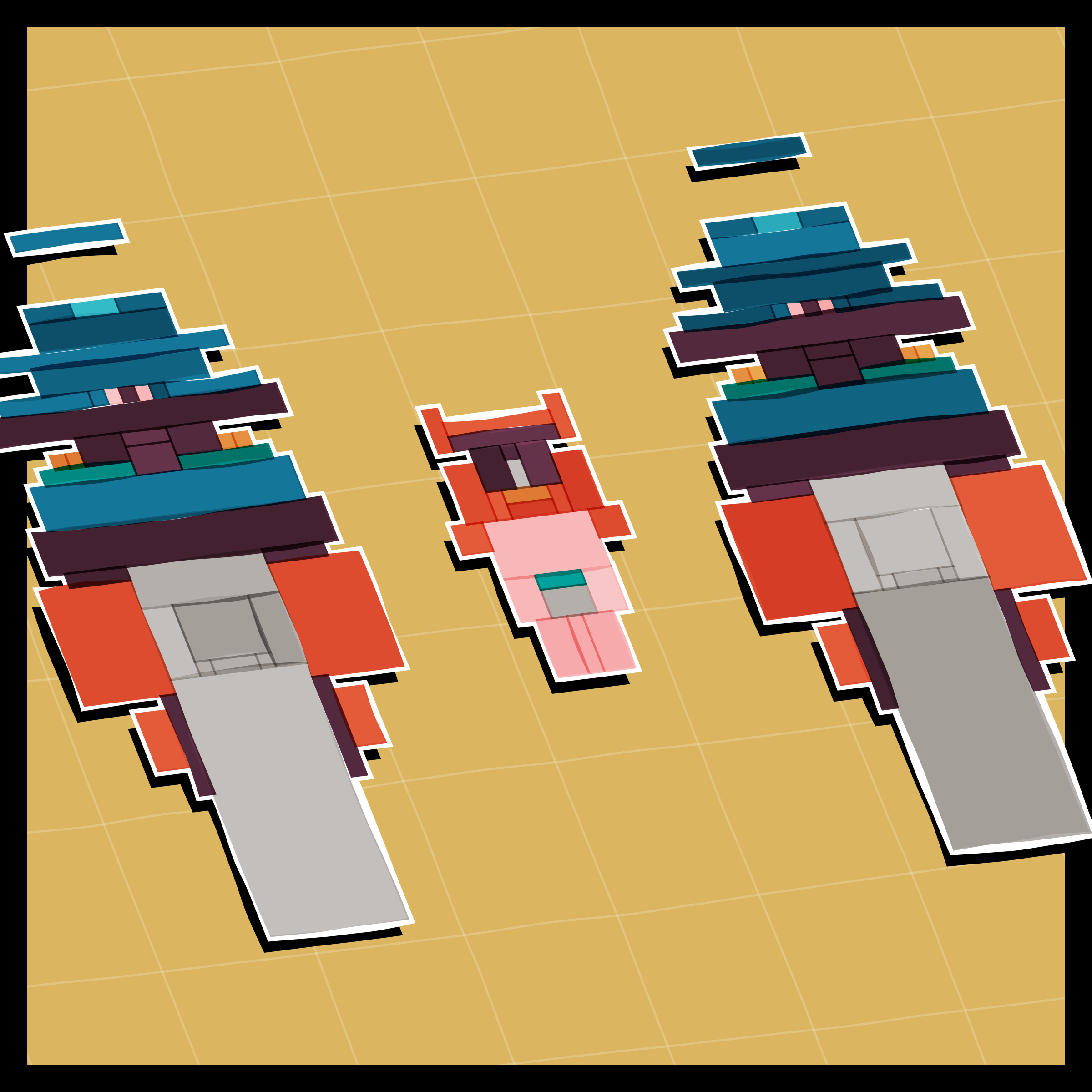 Art Blocks - Art Blocks v2 - Paper Armada #2320 - NFT # 37002320