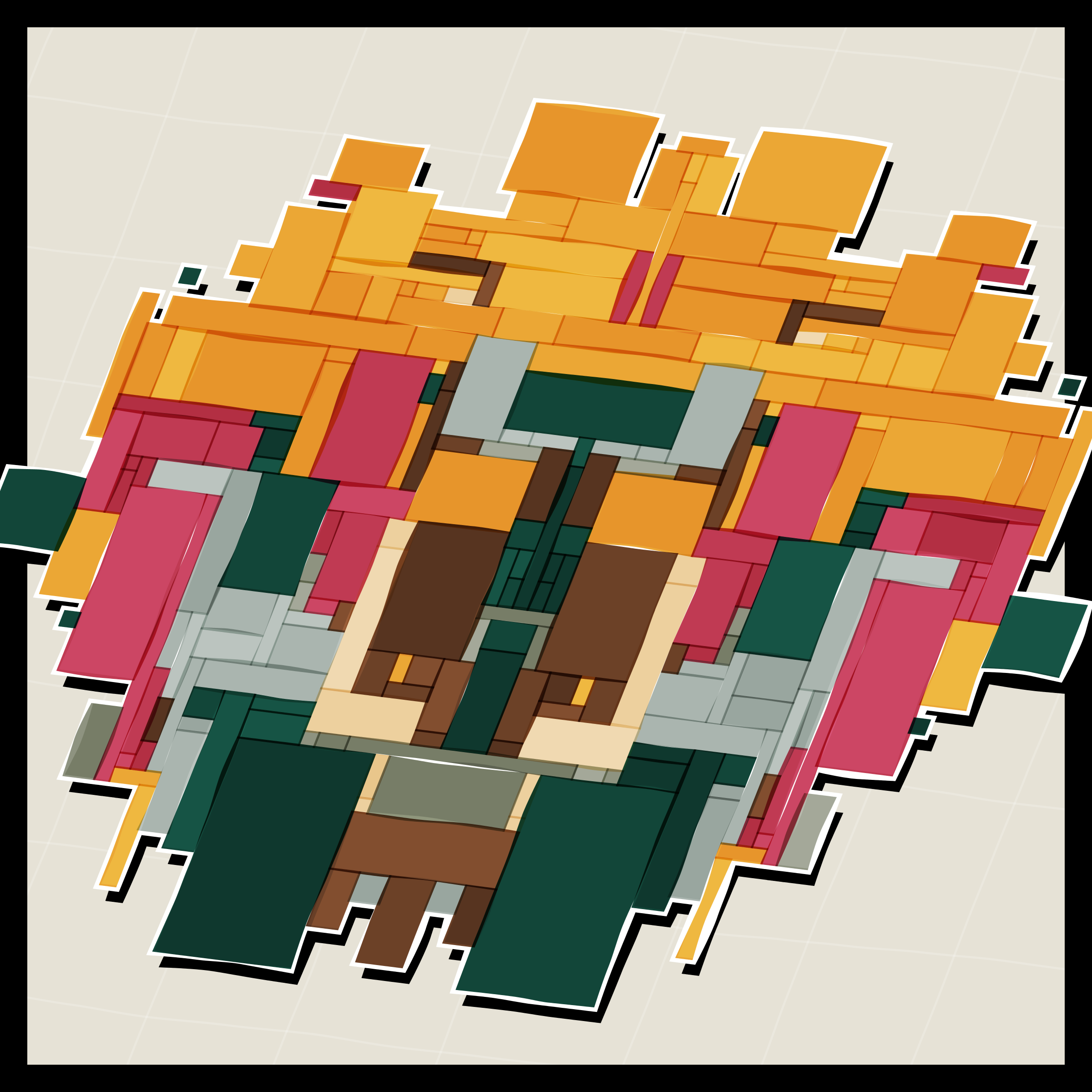 Art Blocks - Art Blocks v2 - Paper Armada #2325 - NFT # 37002325