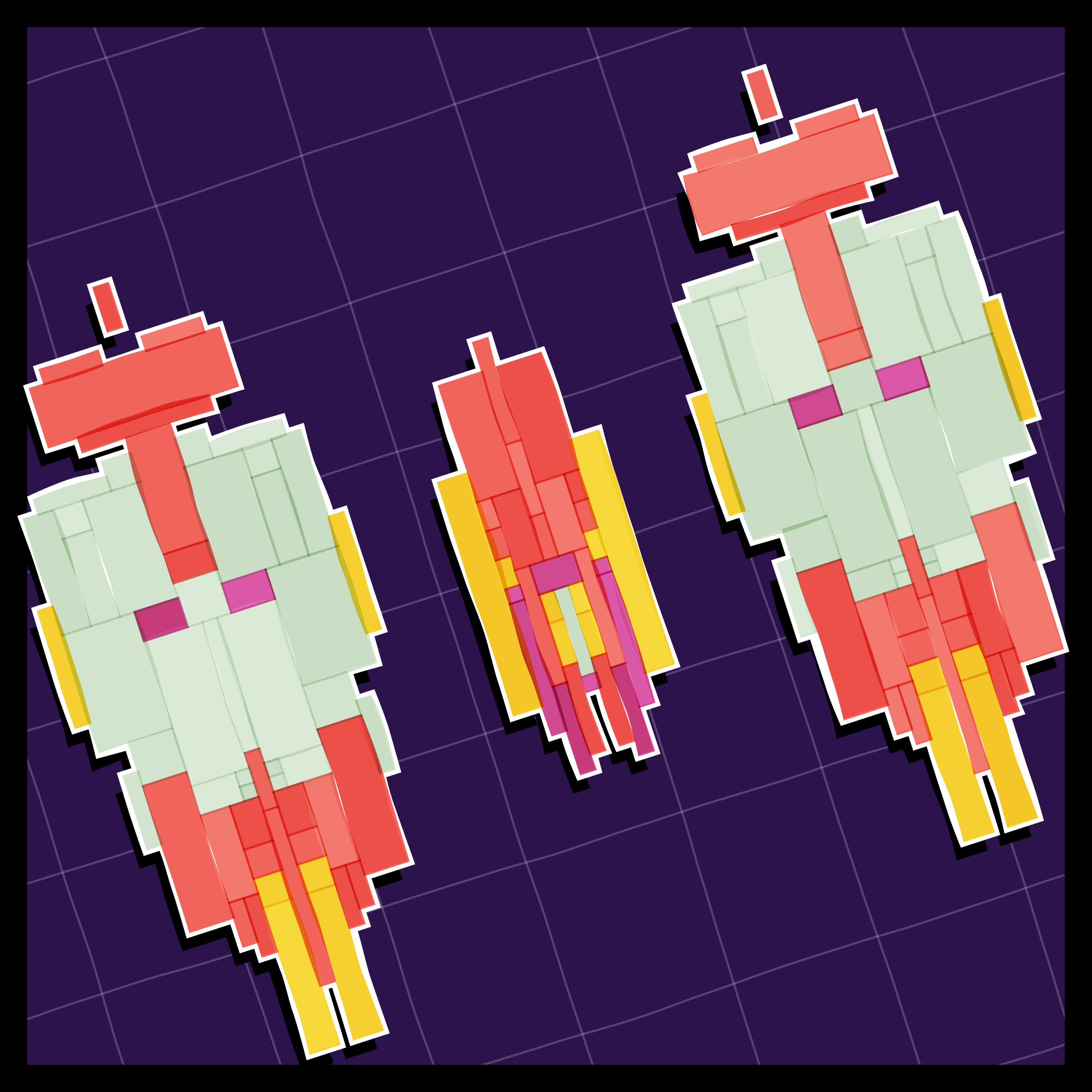 Art Blocks - Art Blocks v2 - Paper Armada #2329 - NFT # 37002329