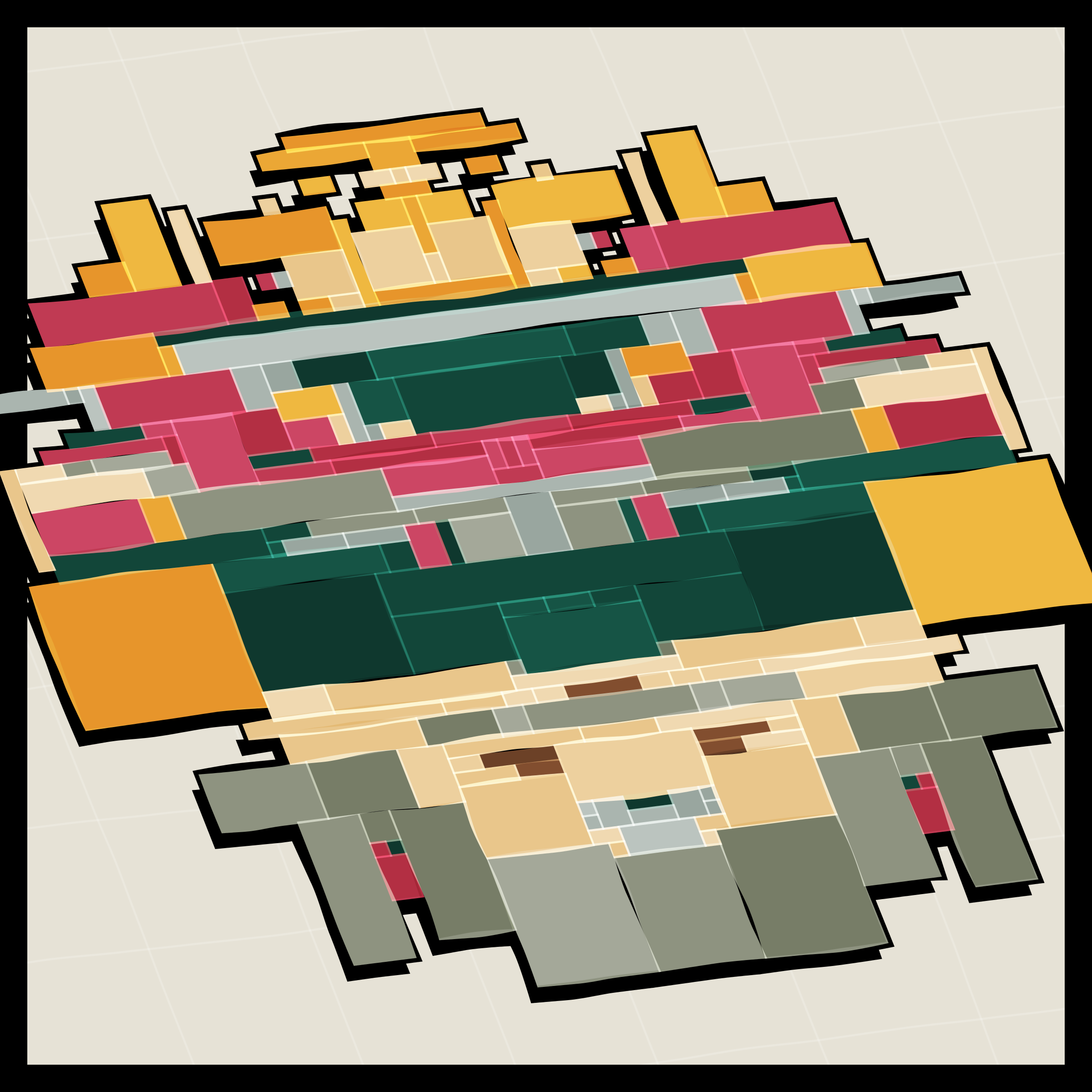 Art Blocks - Art Blocks v2 - Paper Armada #2333 - NFT # 37002333