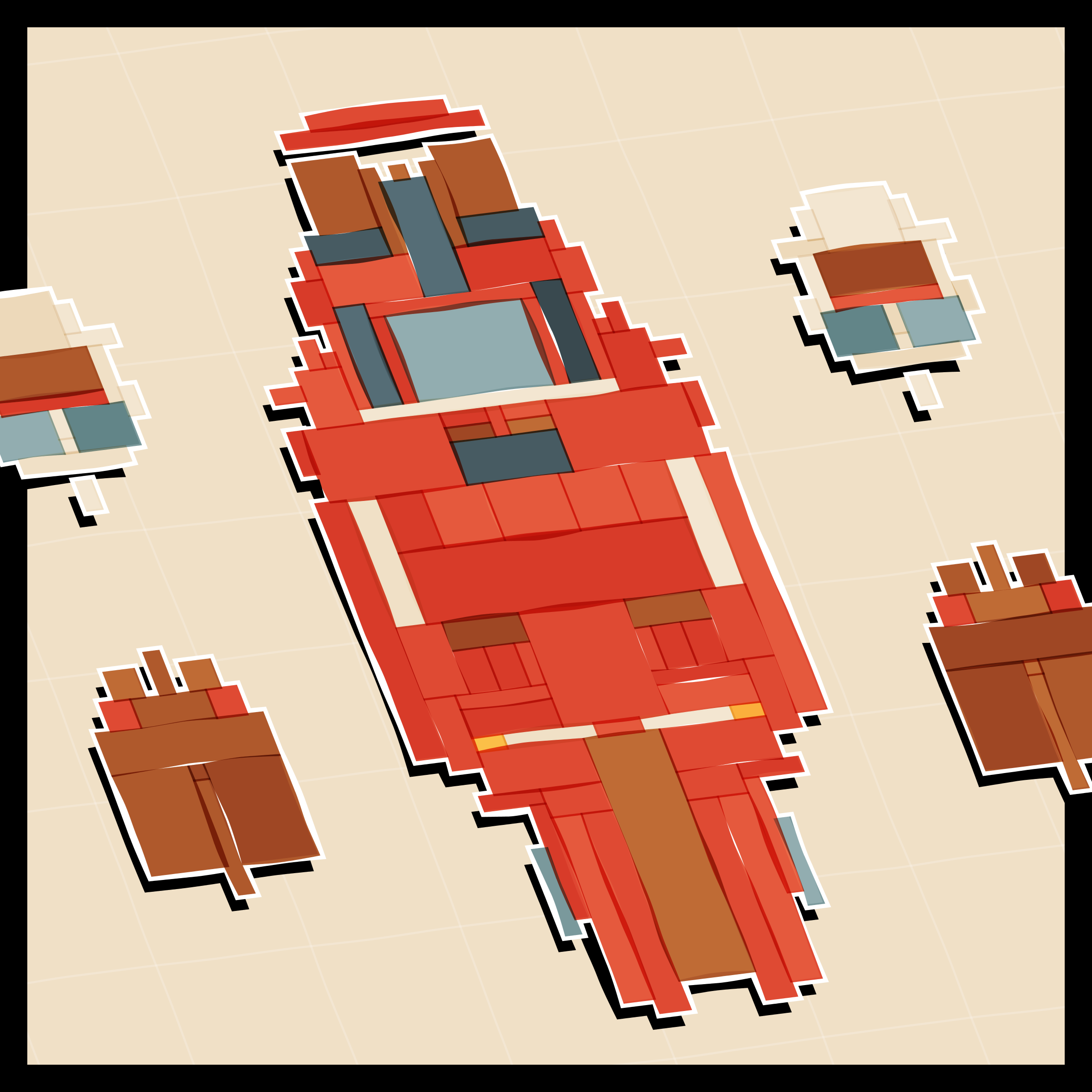 Art Blocks - Art Blocks v2 - Paper Armada #2338 - NFT # 37002338