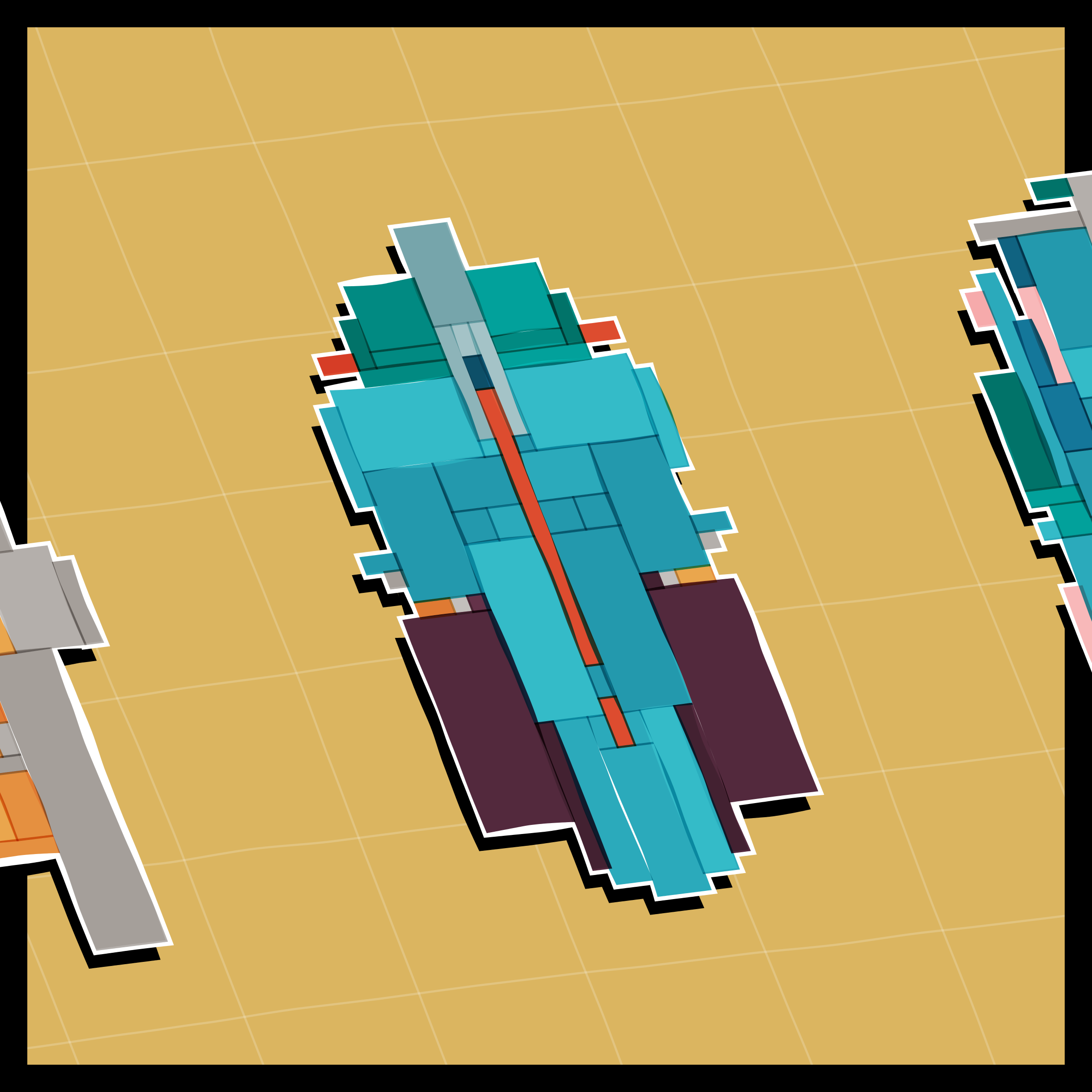 Art Blocks - Art Blocks v2 - Paper Armada #2348 - NFT # 37002348