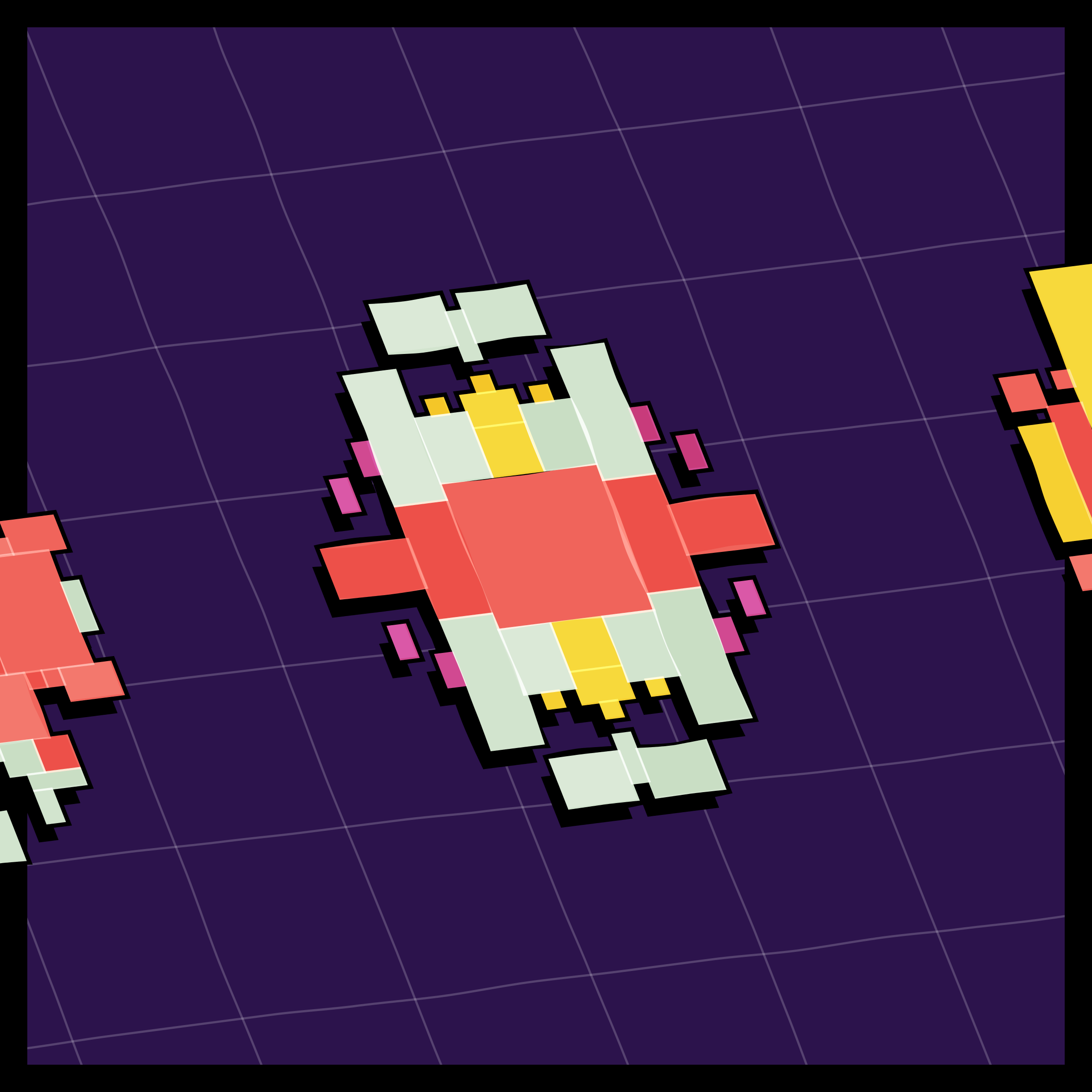 Art Blocks - Art Blocks v2 - Paper Armada #2357 - NFT # 37002357