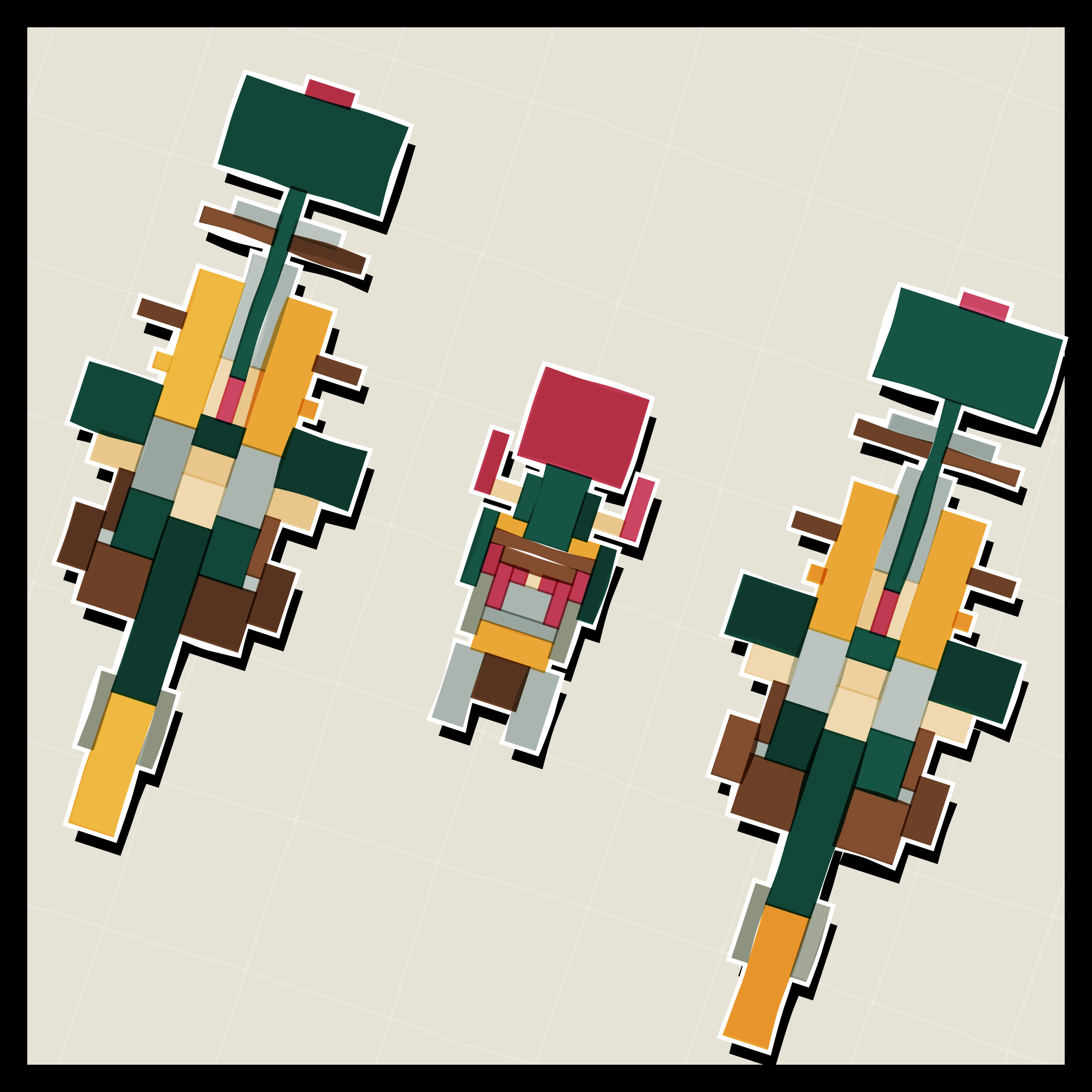 Art Blocks - Art Blocks v2 - Paper Armada #2372 - NFT # 37002372