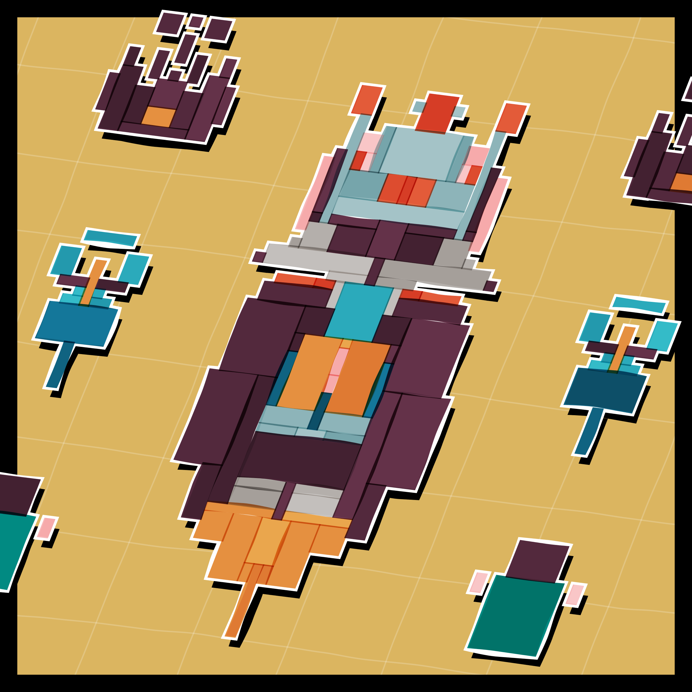 Art Blocks - Art Blocks v2 - Paper Armada #2409 - NFT # 37002409