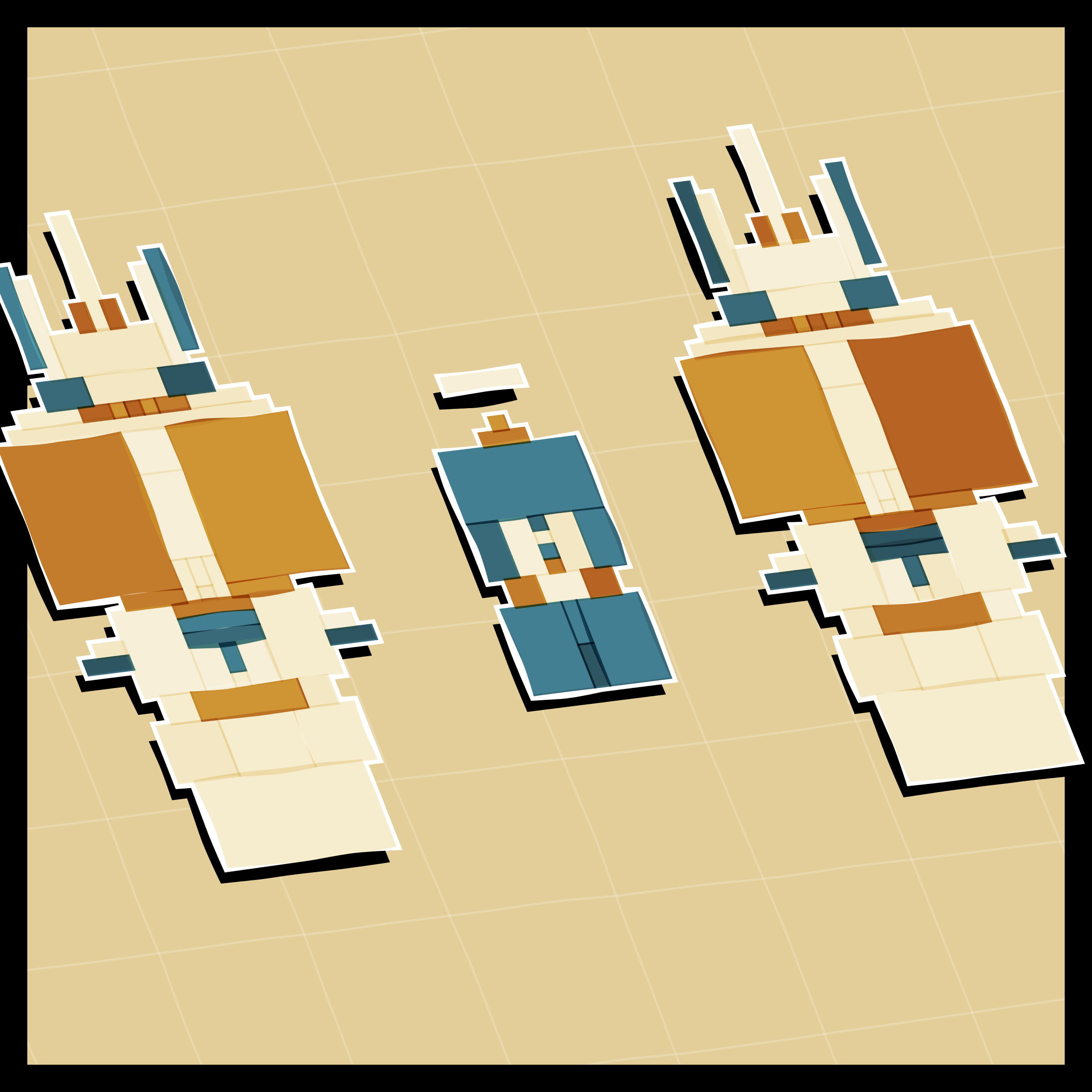 Art Blocks - Art Blocks v2 - Paper Armada #2424 - NFT # 37002424