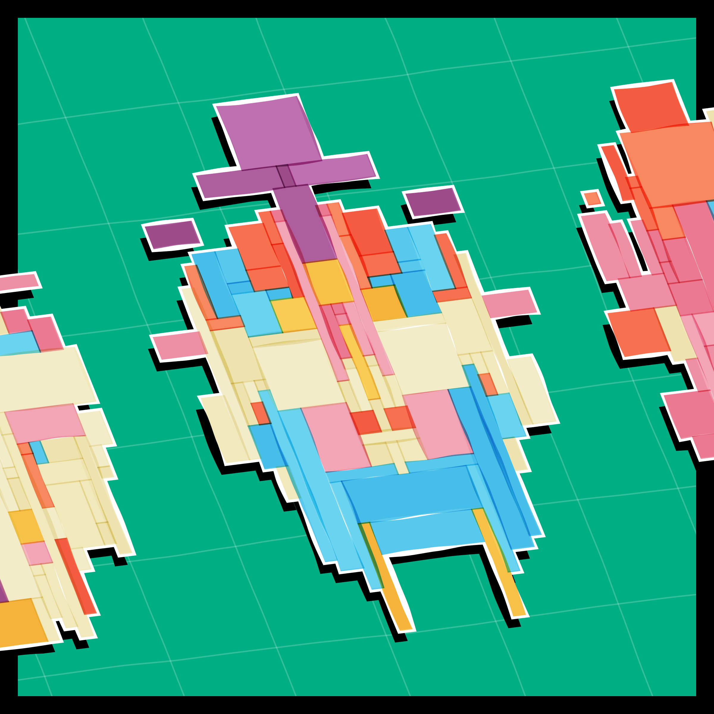 Art Blocks - Art Blocks v2 - Paper Armada #2433 - NFT # 37002433