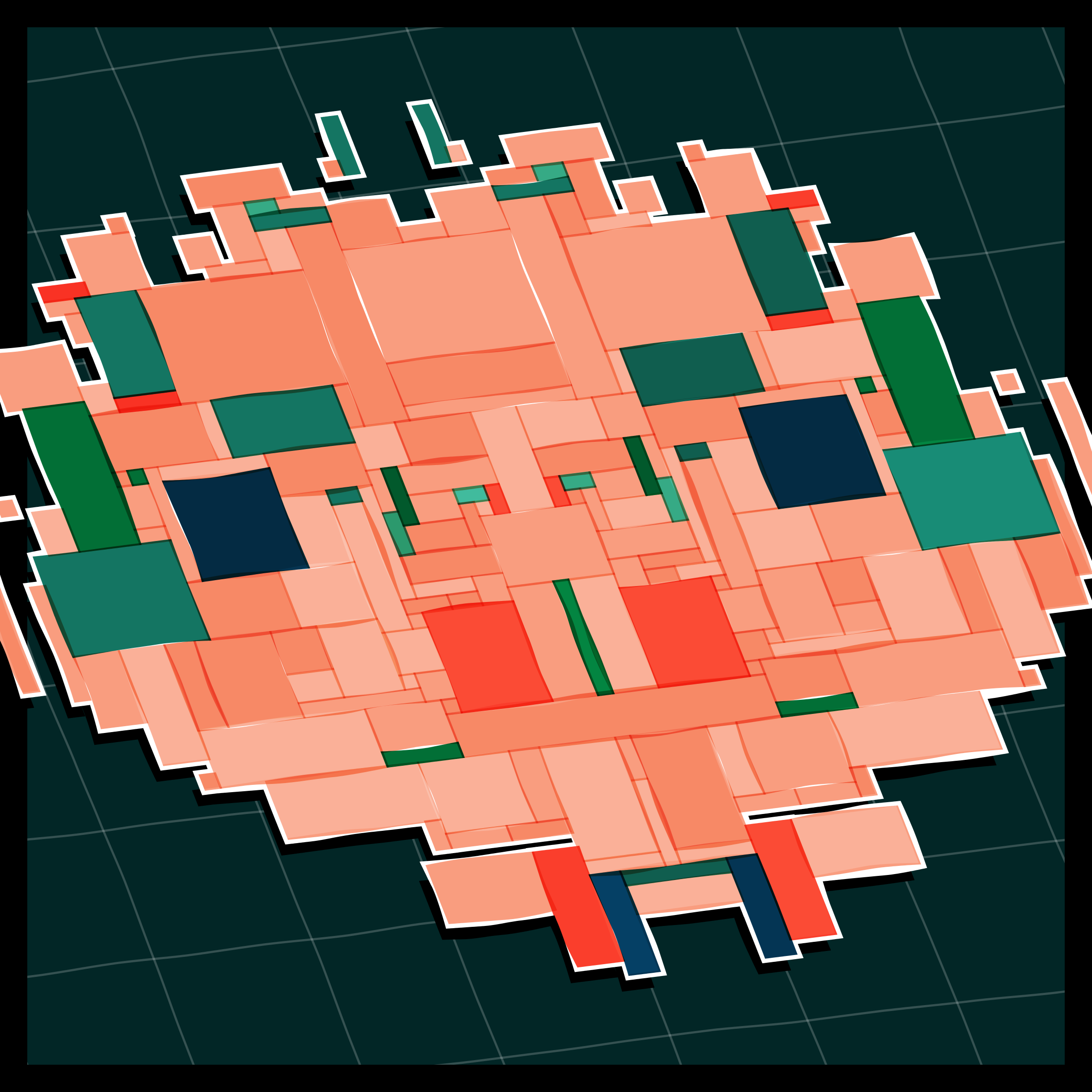 Art Blocks - Art Blocks v2 - Paper Armada #2437 - NFT # 37002437