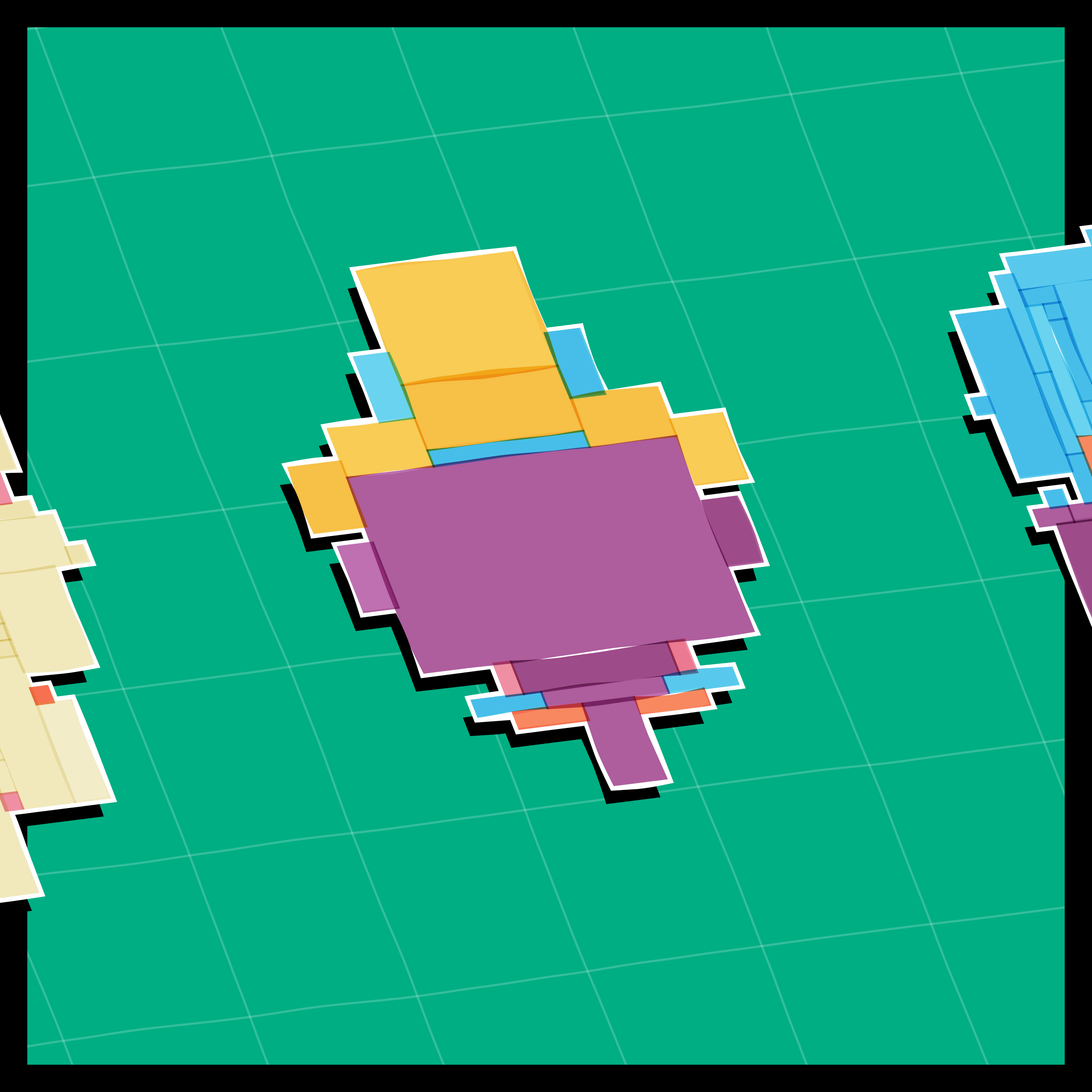 Art Blocks - Art Blocks v2 - Paper Armada #2442 - NFT # 37002442