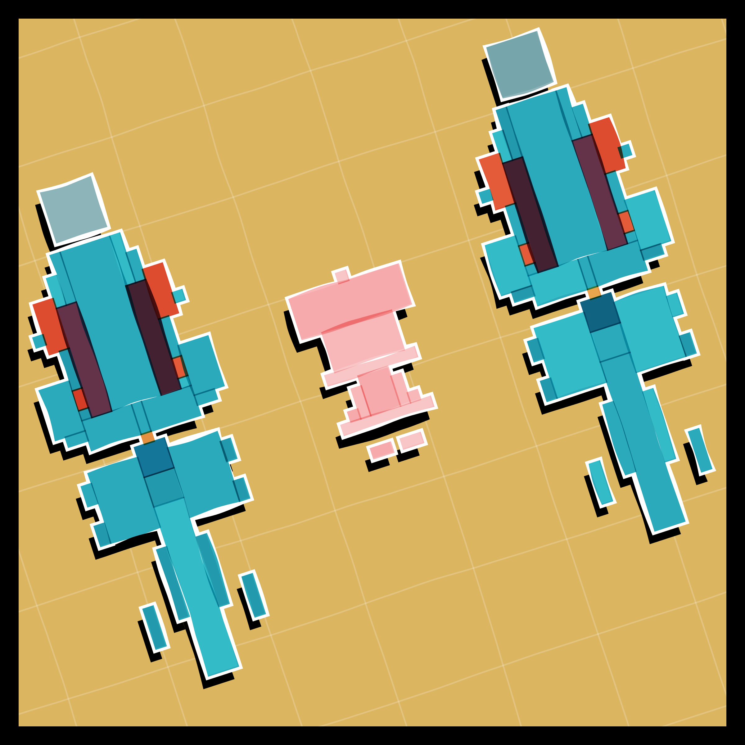 Art Blocks - Art Blocks v2 - Paper Armada #2456 - NFT # 37002456