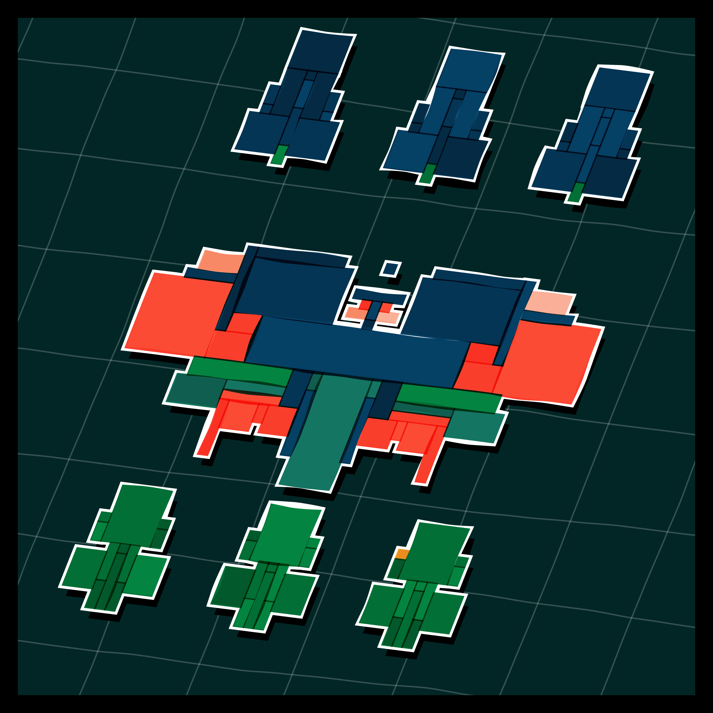 Art Blocks - Art Blocks v2 - Paper Armada #2464 - NFT # 37002464