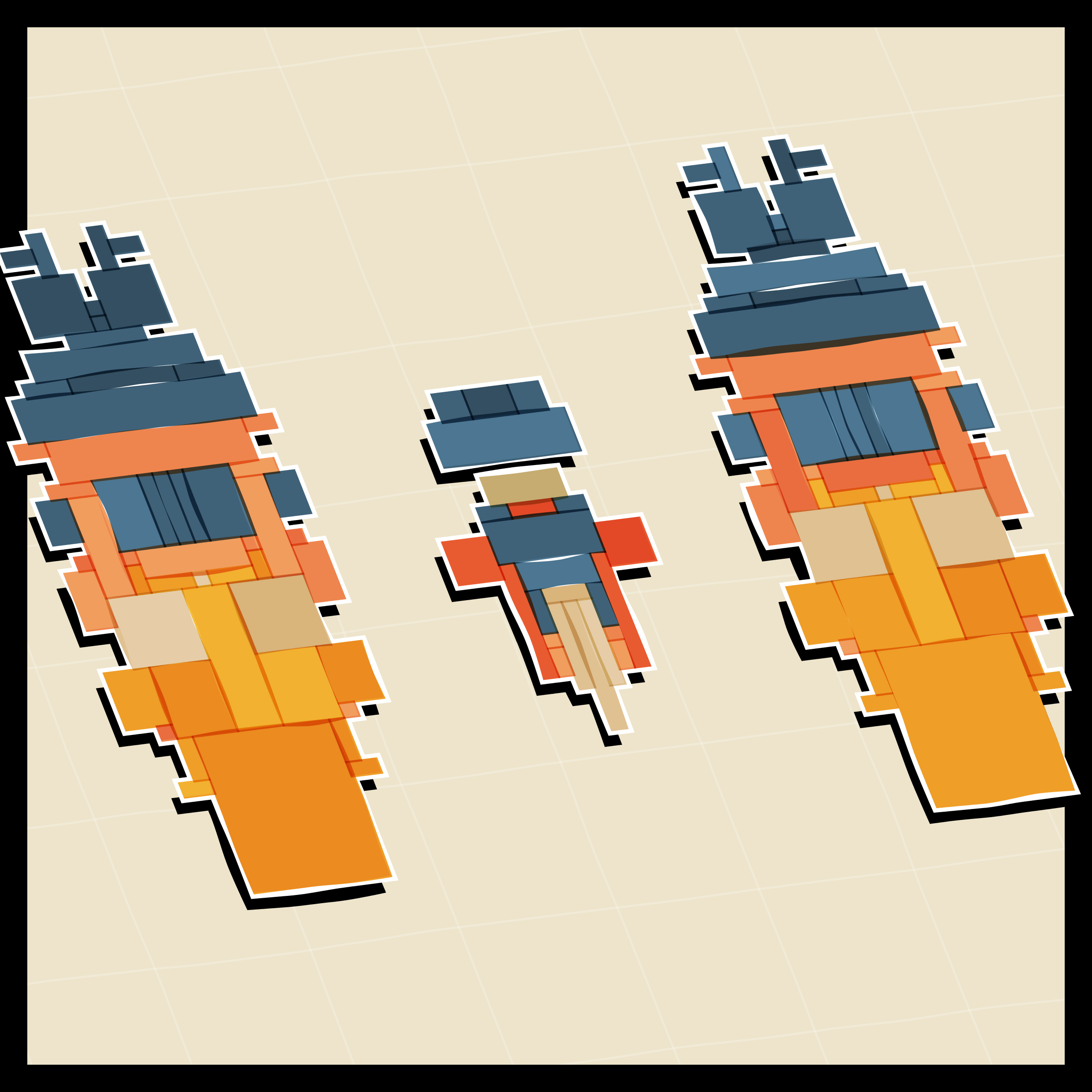 Art Blocks - Art Blocks v2 - Paper Armada #2478 - NFT # 37002478