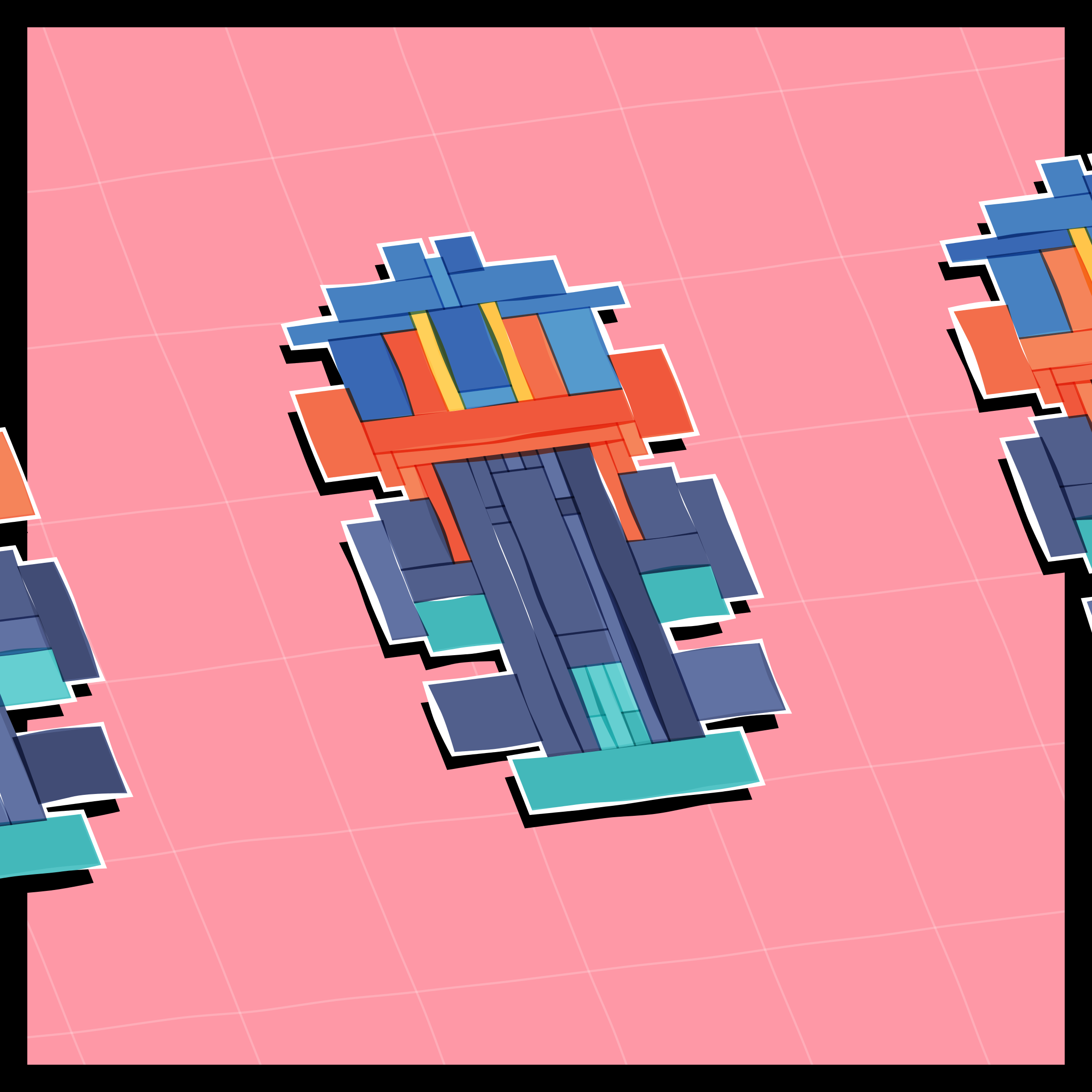 Art Blocks - Art Blocks v2 - Paper Armada #2484 - NFT # 37002484