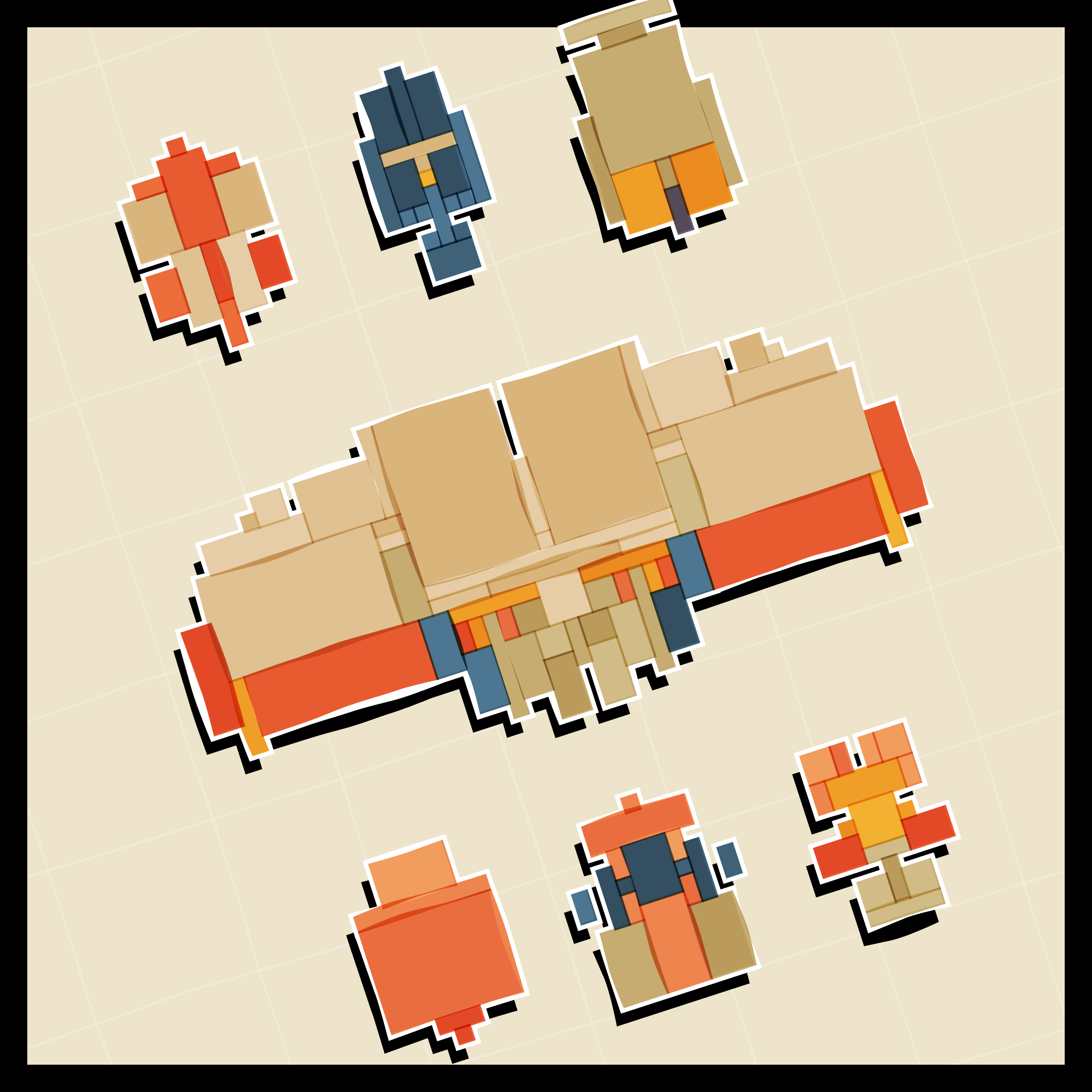 Art Blocks - Art Blocks v2 - Paper Armada #2487 - NFT # 37002487