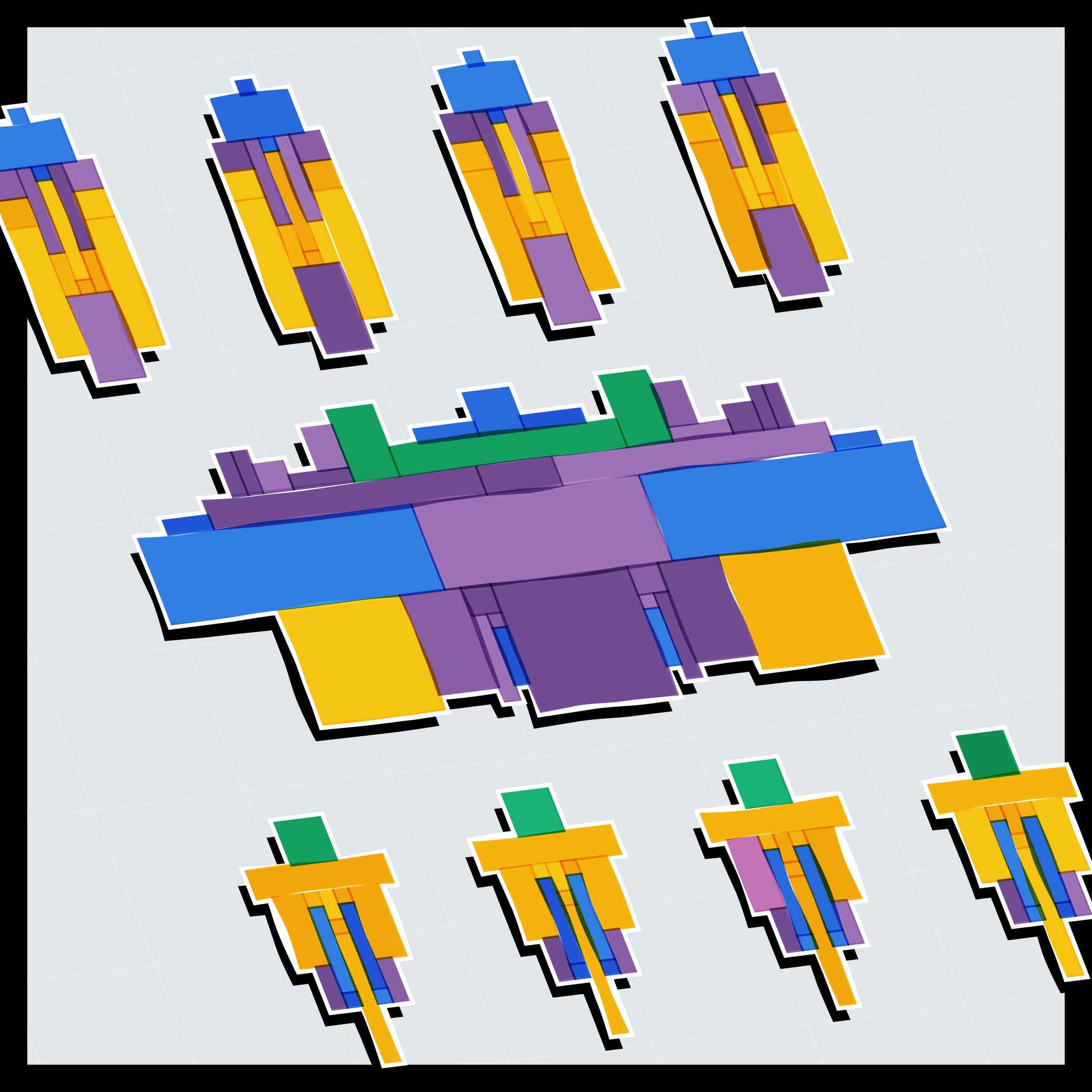 Art Blocks - Art Blocks v2 - Paper Armada #2512 - NFT # 37002512