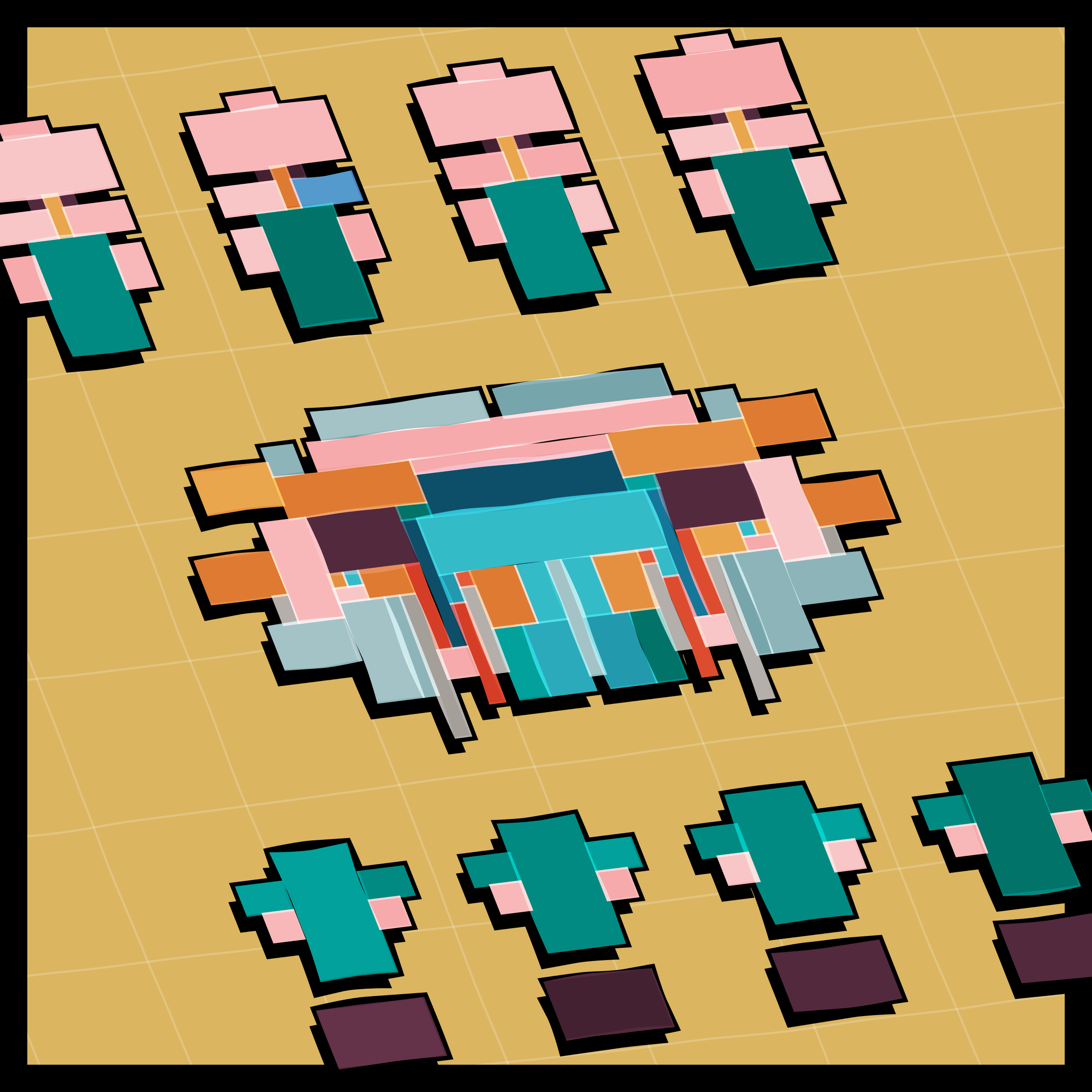 Art Blocks - Art Blocks v2 - Paper Armada #2551 - NFT # 37002551