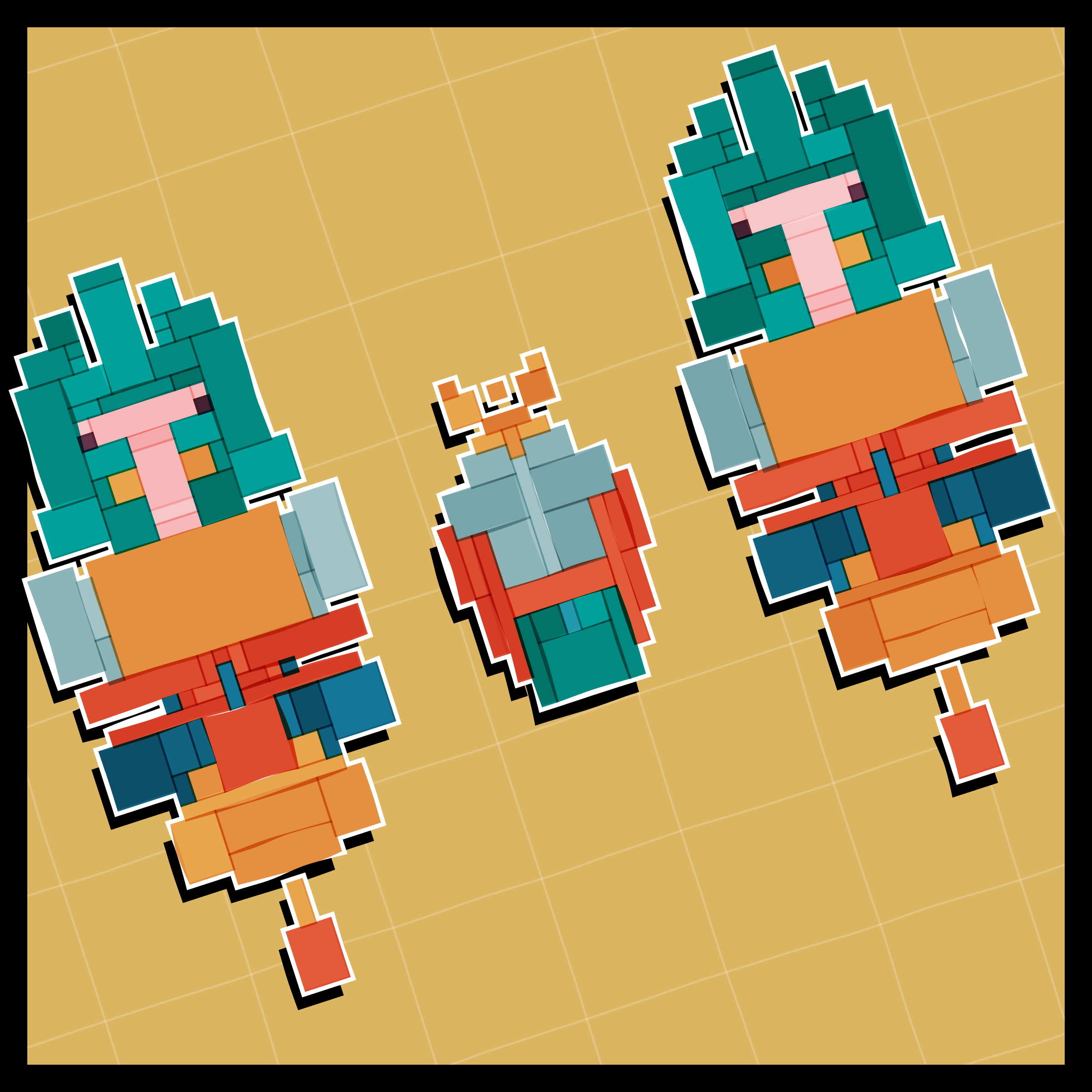 Art Blocks - Art Blocks v2 - Paper Armada #2560 - NFT # 37002560