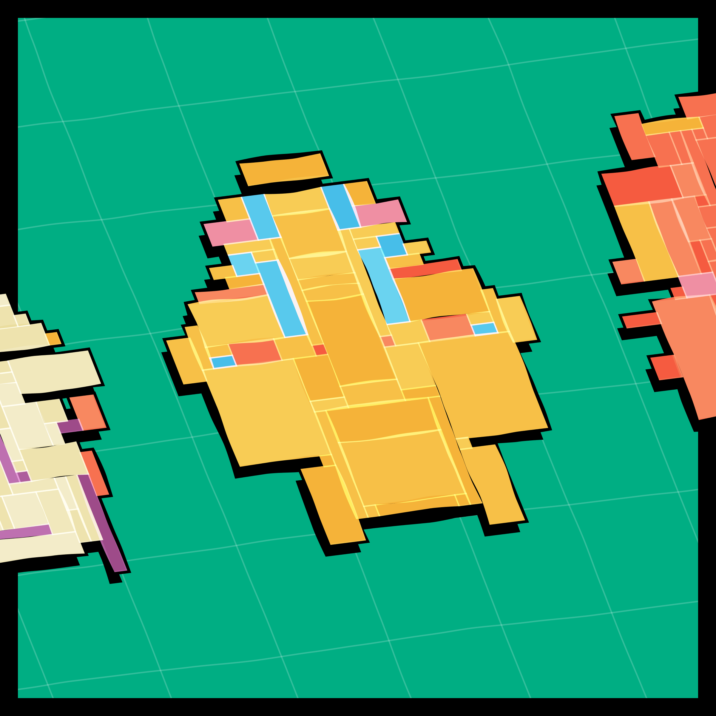 Art Blocks - Art Blocks v2 - Paper Armada #2561 - NFT # 37002561