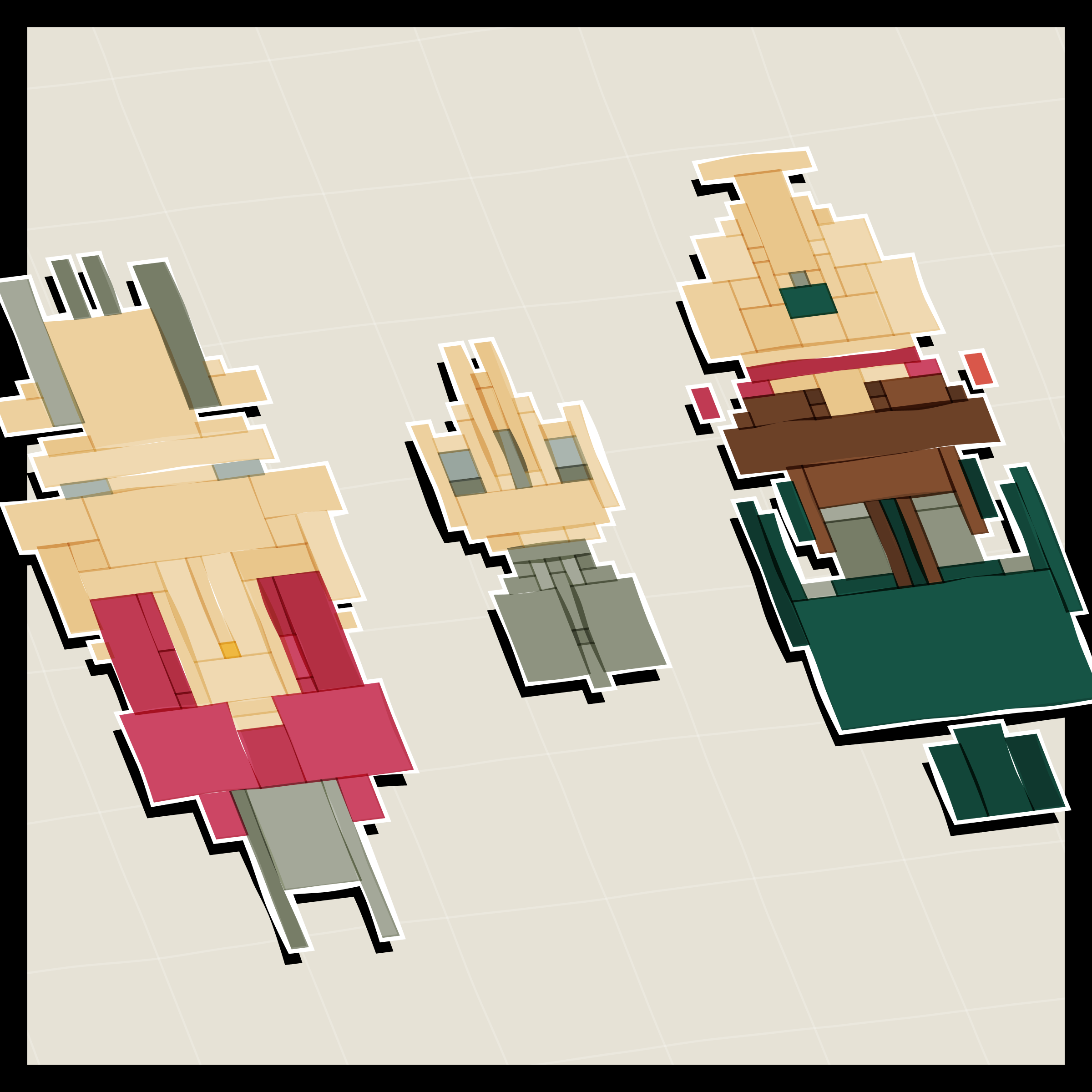 Art Blocks - Art Blocks v2 - Paper Armada #2564 - NFT # 37002564