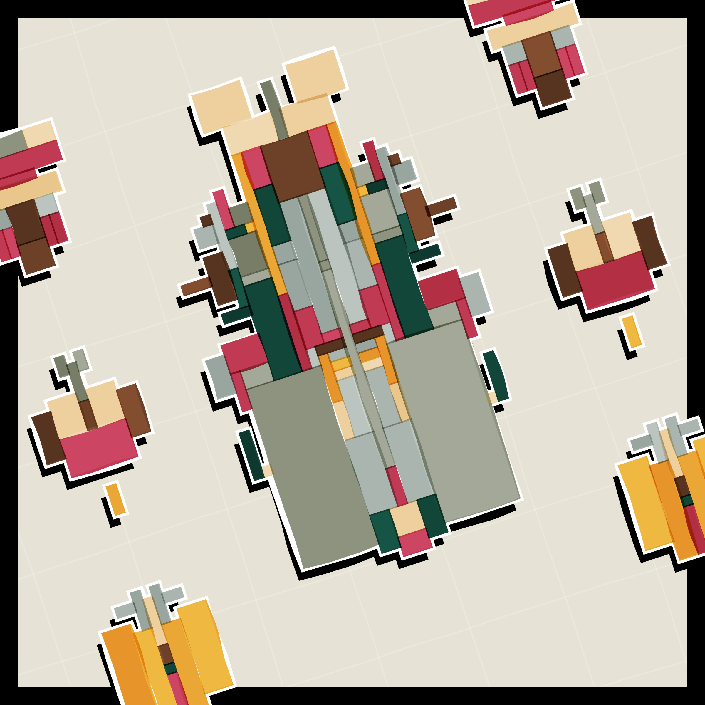 Art Blocks - Art Blocks v2 - Paper Armada #2572 - NFT # 37002572