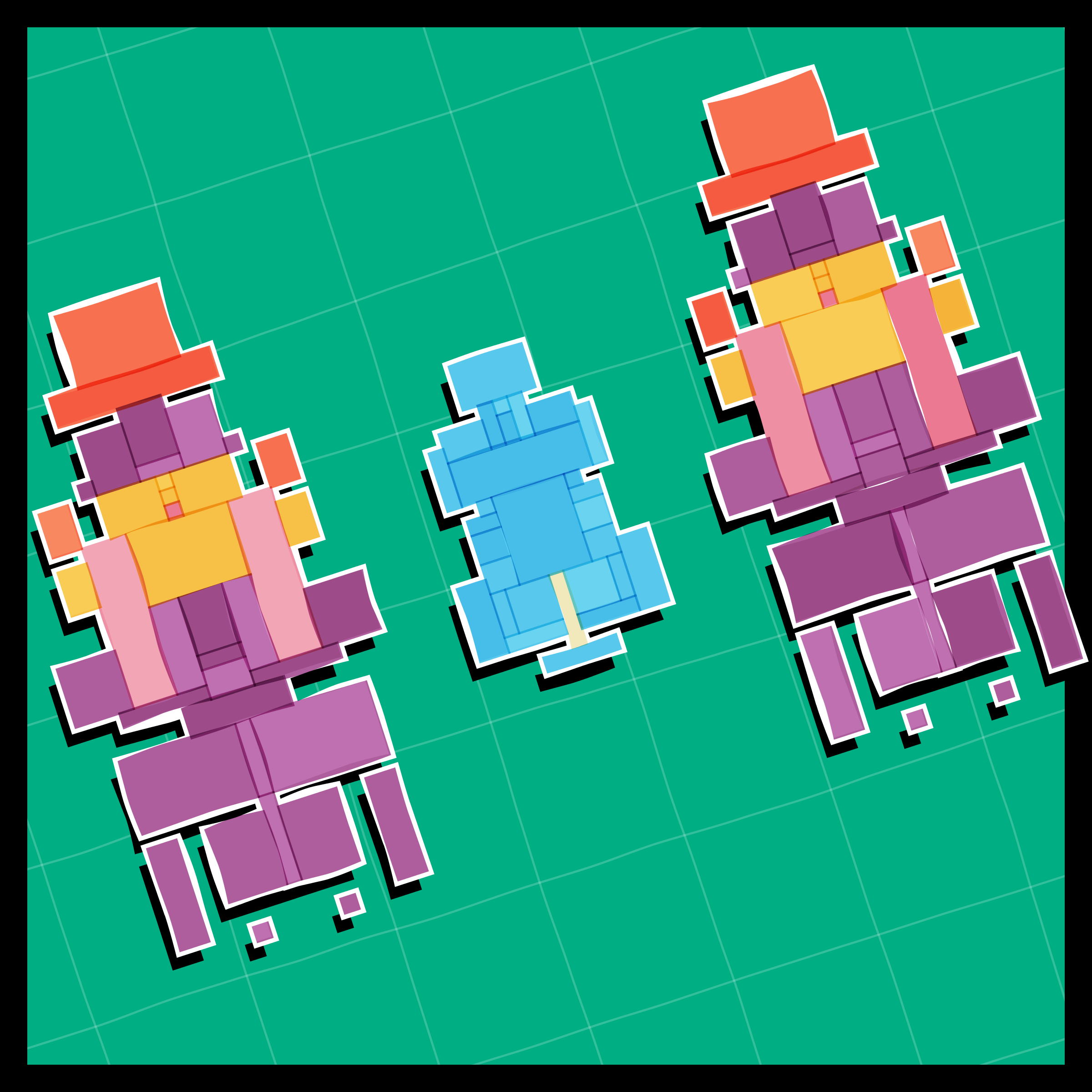 Art Blocks - Art Blocks v2 - Paper Armada #2573 - NFT # 37002573