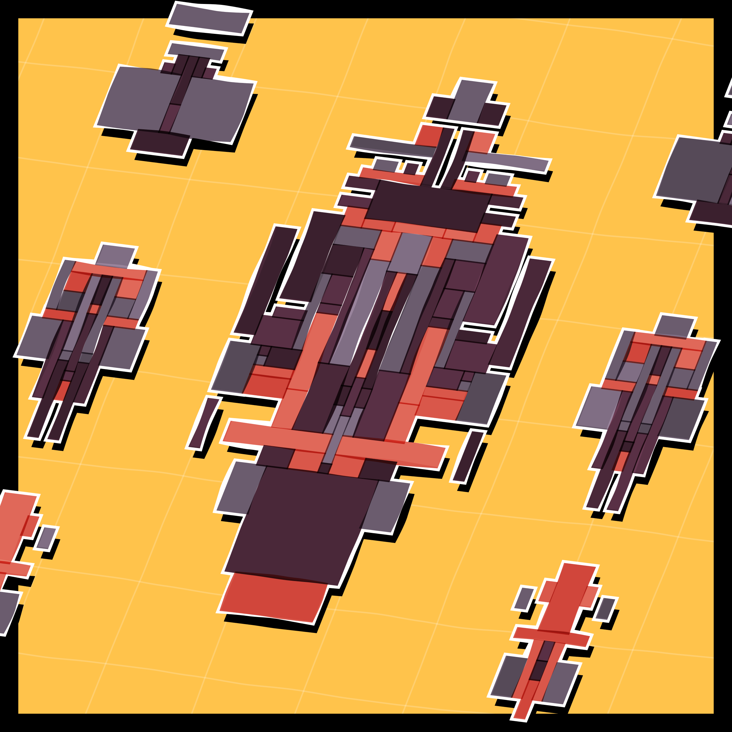 Art Blocks - Art Blocks v2 - Paper Armada #2581 - NFT # 37002581