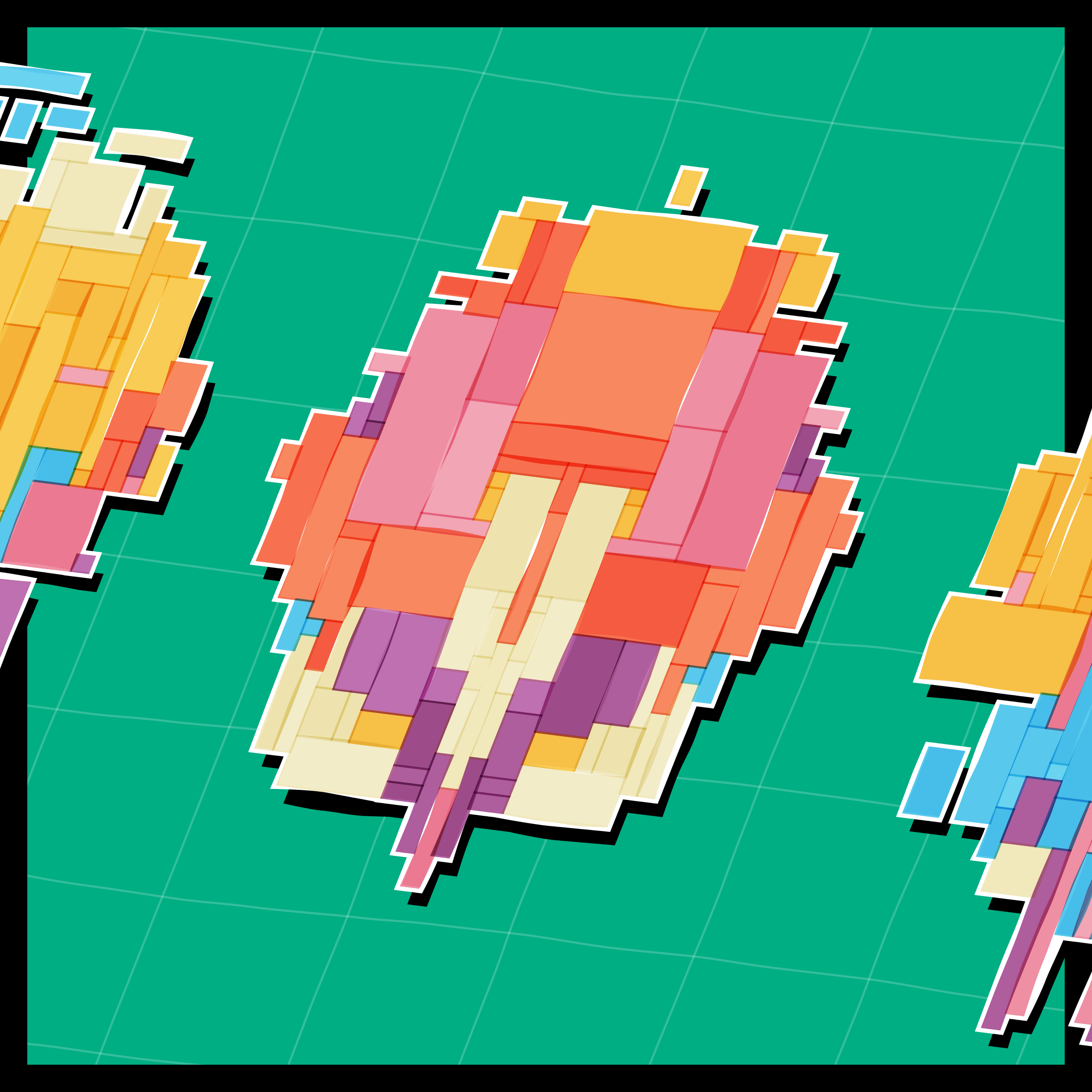 Art Blocks - Art Blocks v2 - Paper Armada #2585 - NFT # 37002585