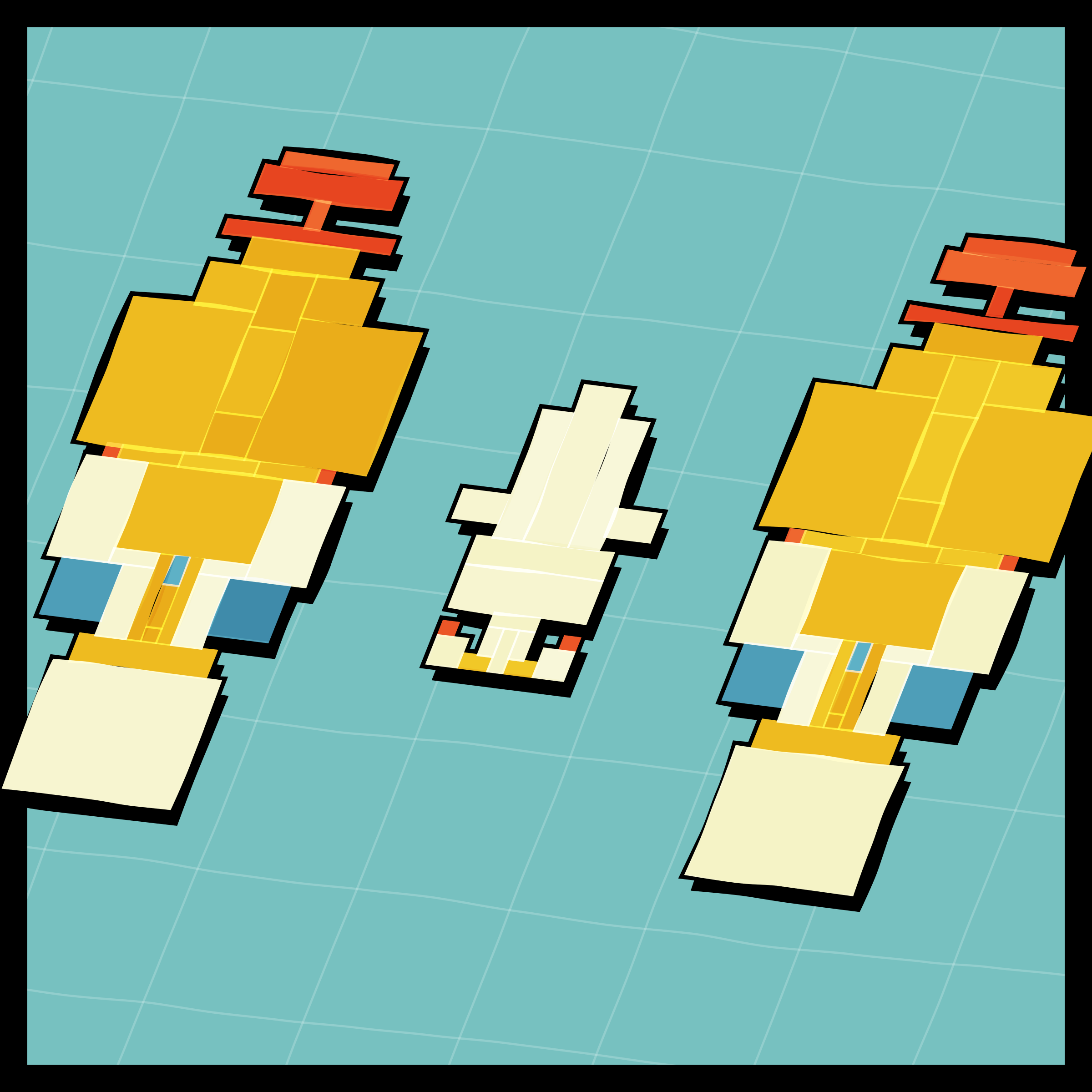 Art Blocks - Art Blocks v2 - Paper Armada #2599 - NFT # 37002599