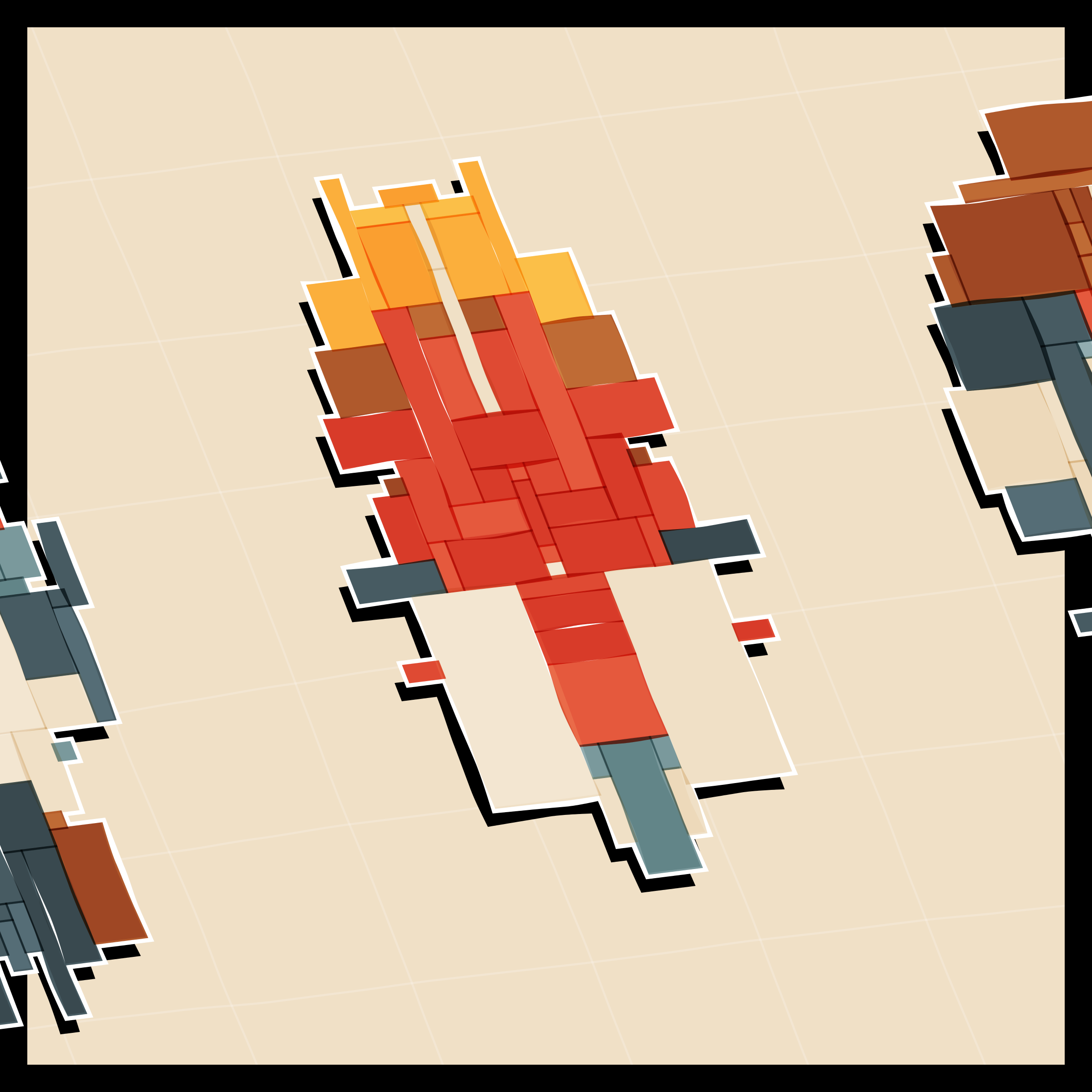 Art Blocks - Art Blocks v2 - Paper Armada #2607 - NFT # 37002607