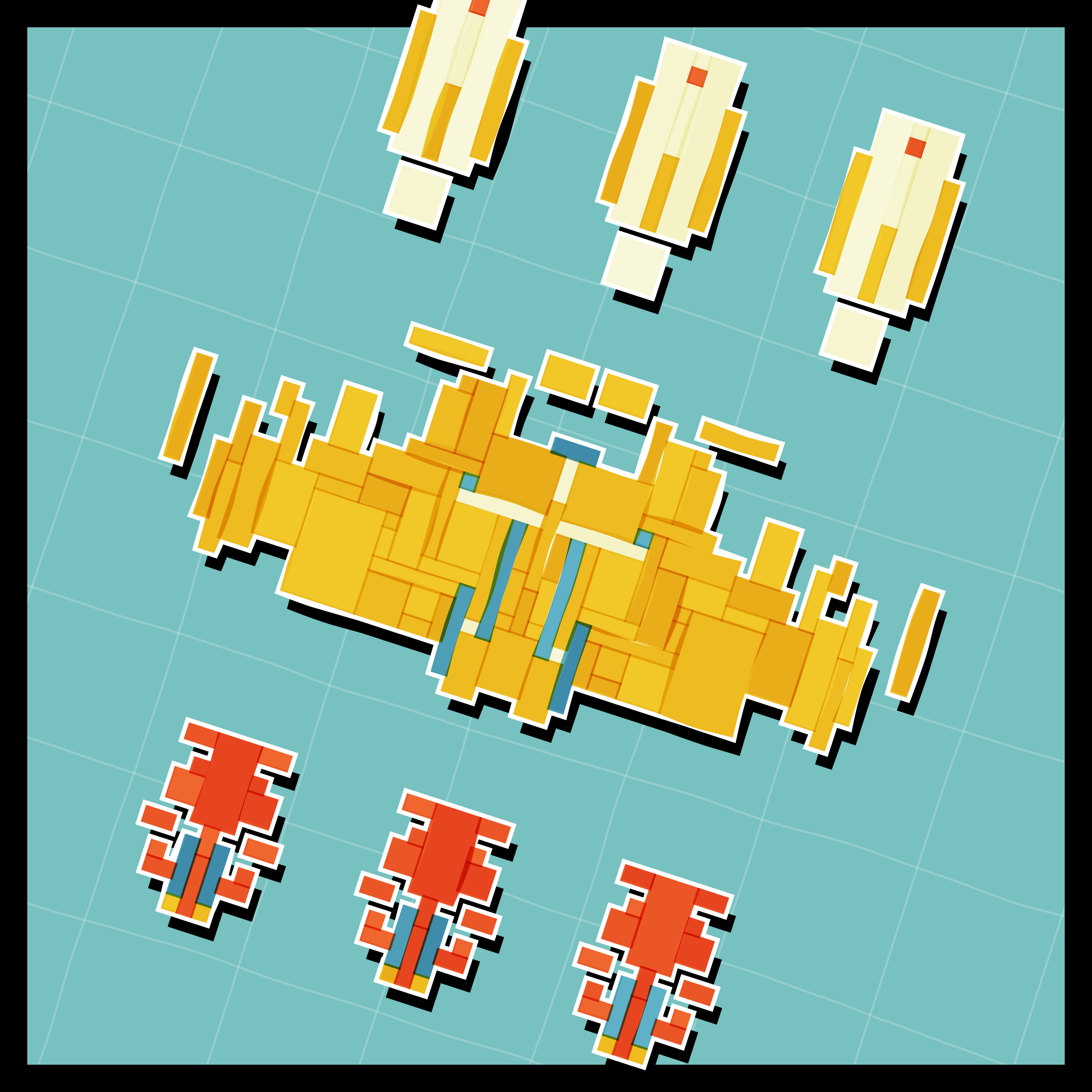 Art Blocks - Art Blocks v2 - Paper Armada #2618 - NFT # 37002618