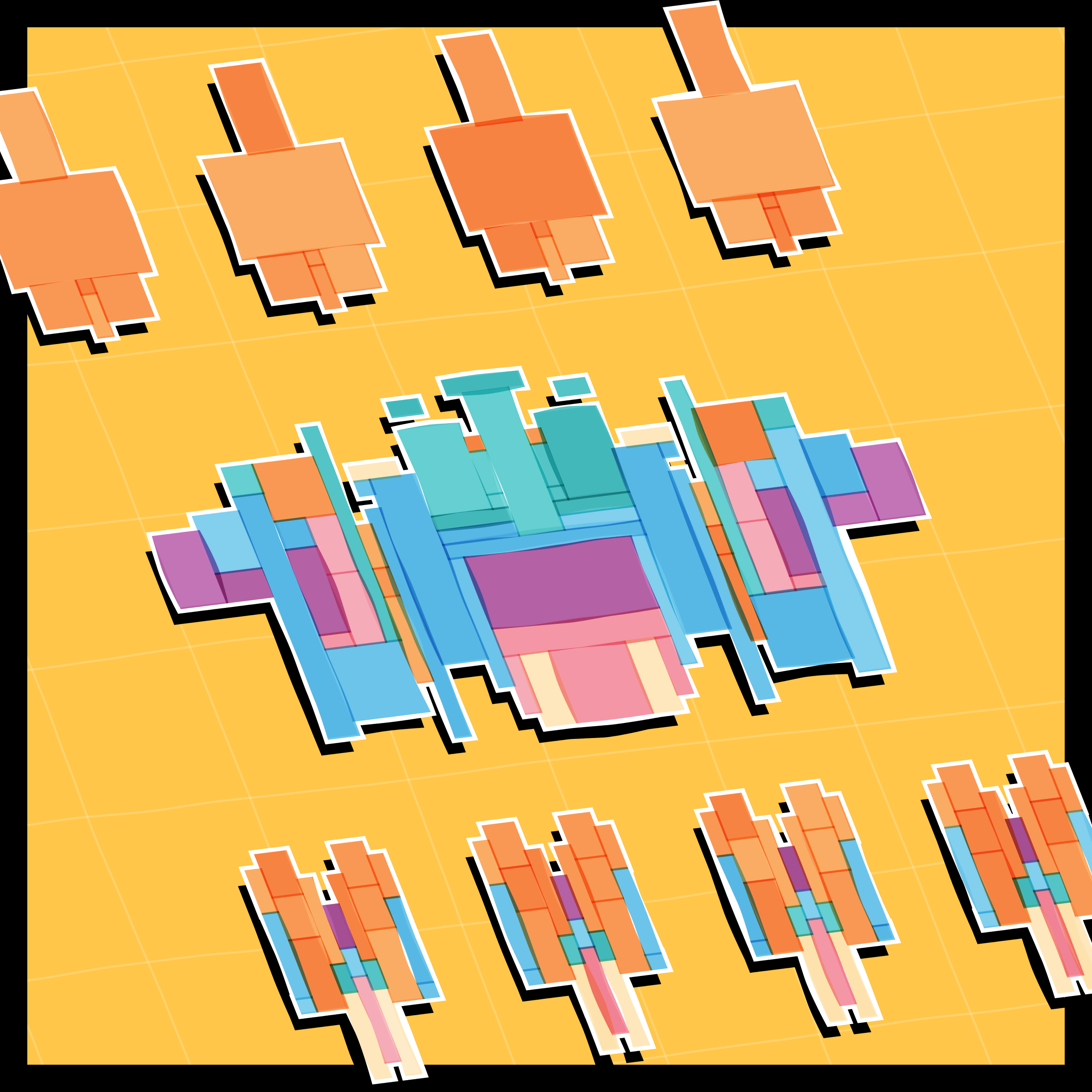 Art Blocks - Art Blocks v2 - Paper Armada #2627 - NFT # 37002627