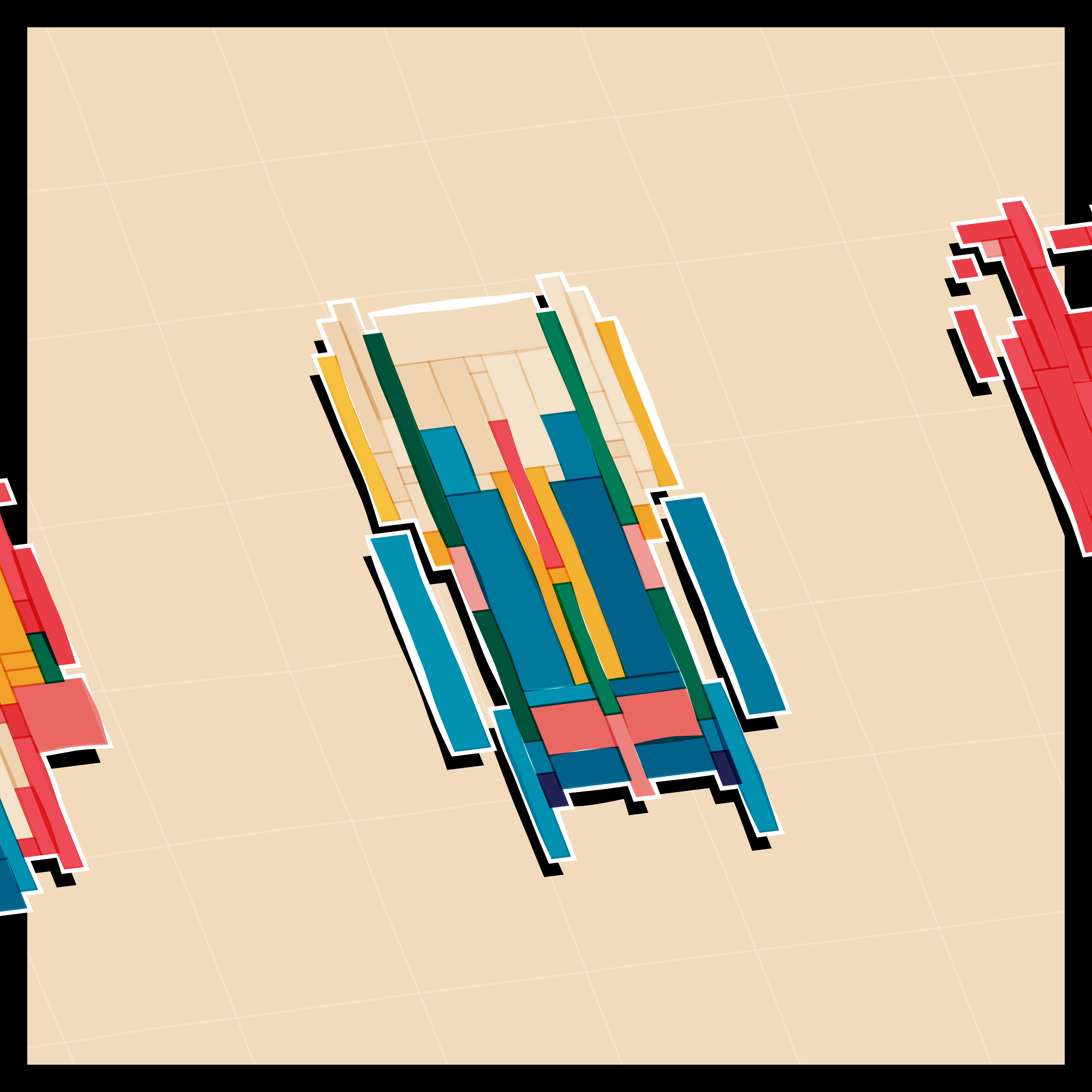 Art Blocks - Art Blocks v2 - Paper Armada #2636 - NFT # 37002636