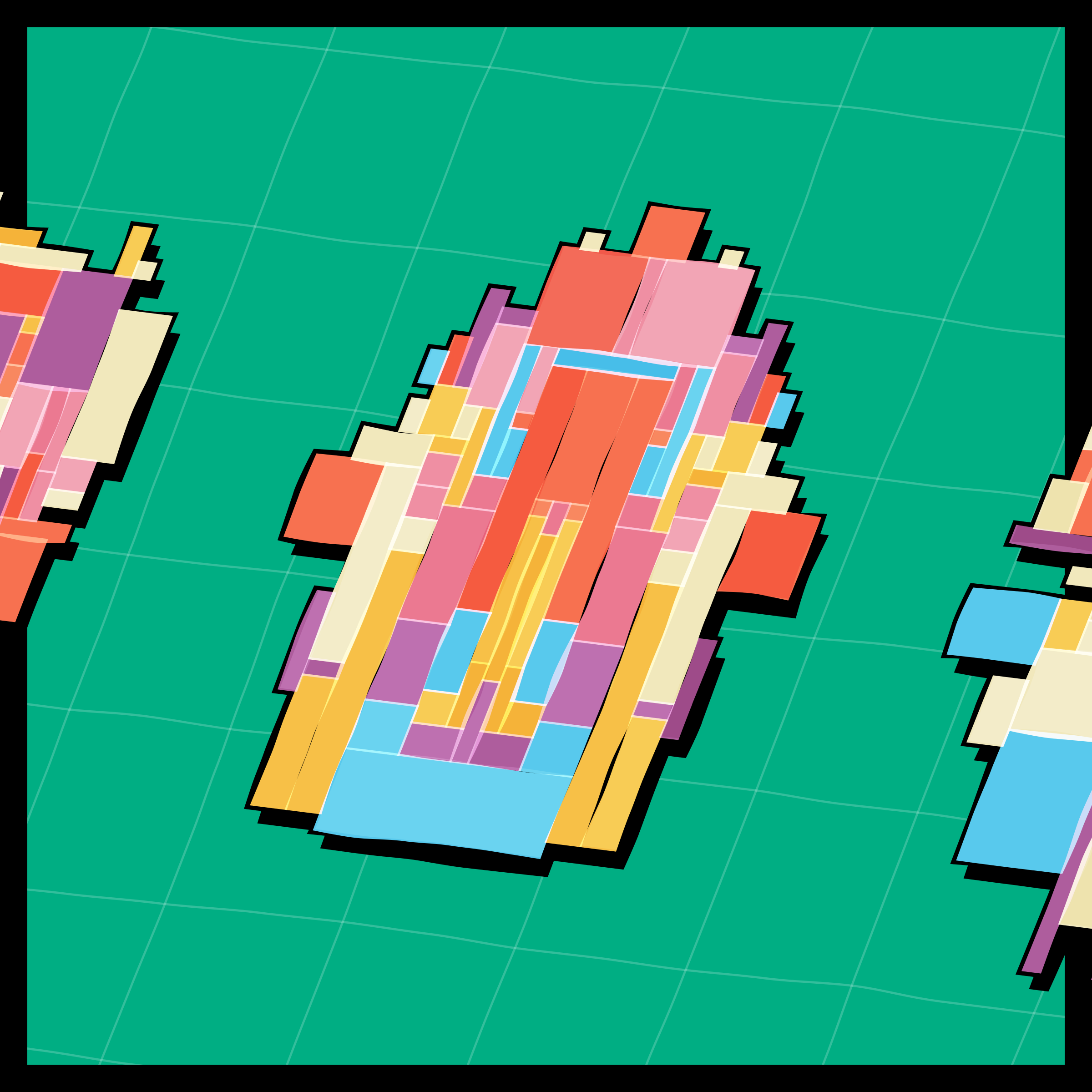 Art Blocks - Art Blocks v2 - Paper Armada #2650 - NFT # 37002650