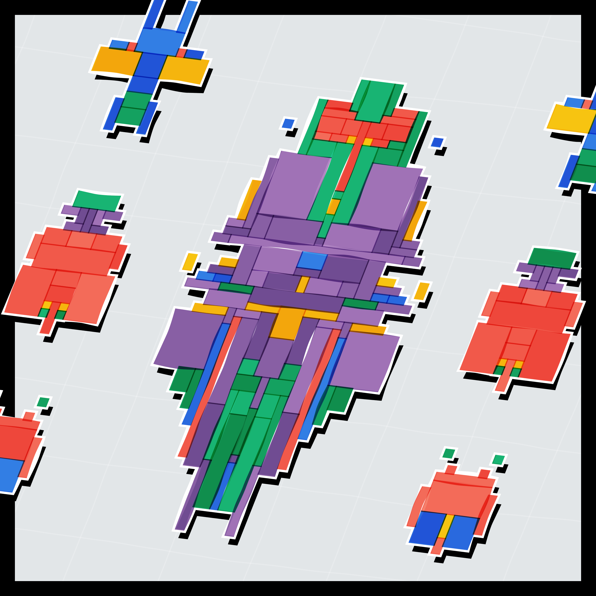 Art Blocks - Art Blocks v2 - Paper Armada #2654 - NFT # 37002654